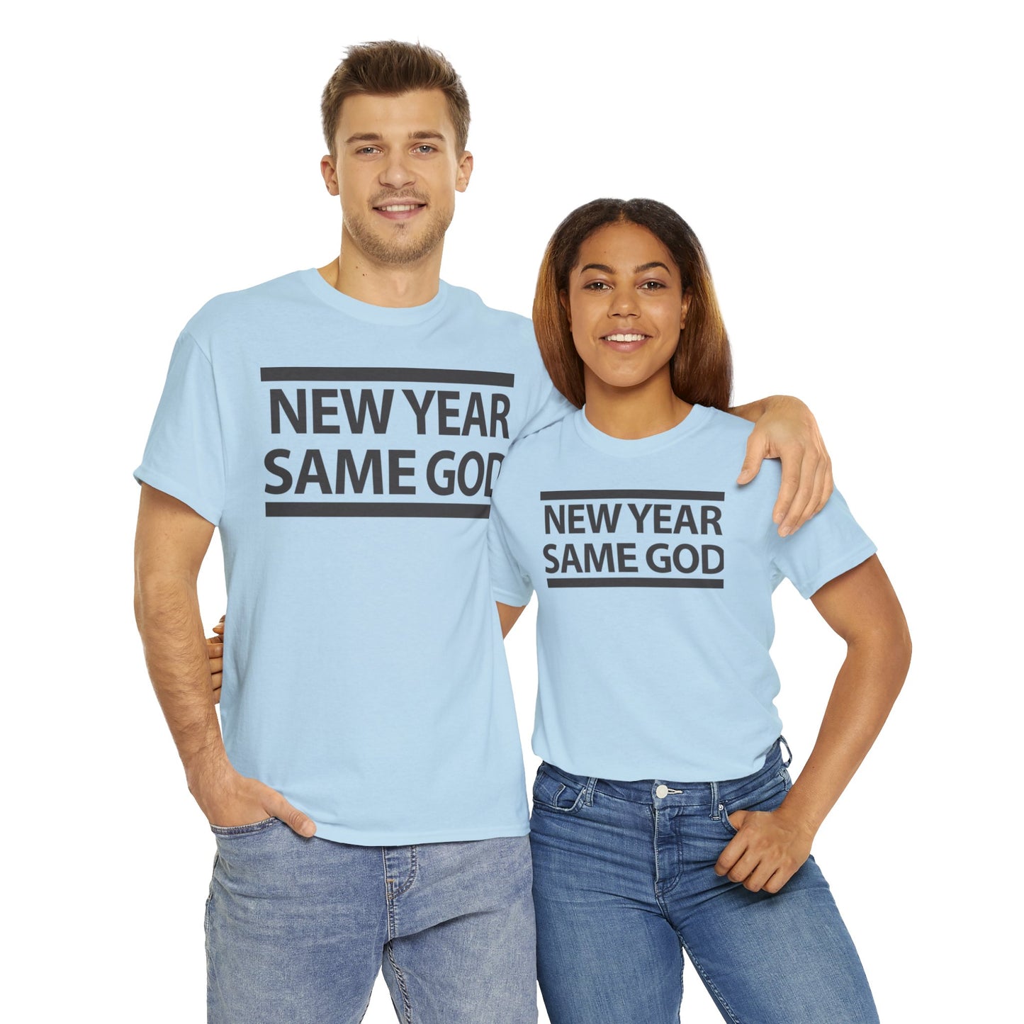 TWC New Year Same God-Unisex Heavy Cotton Tee