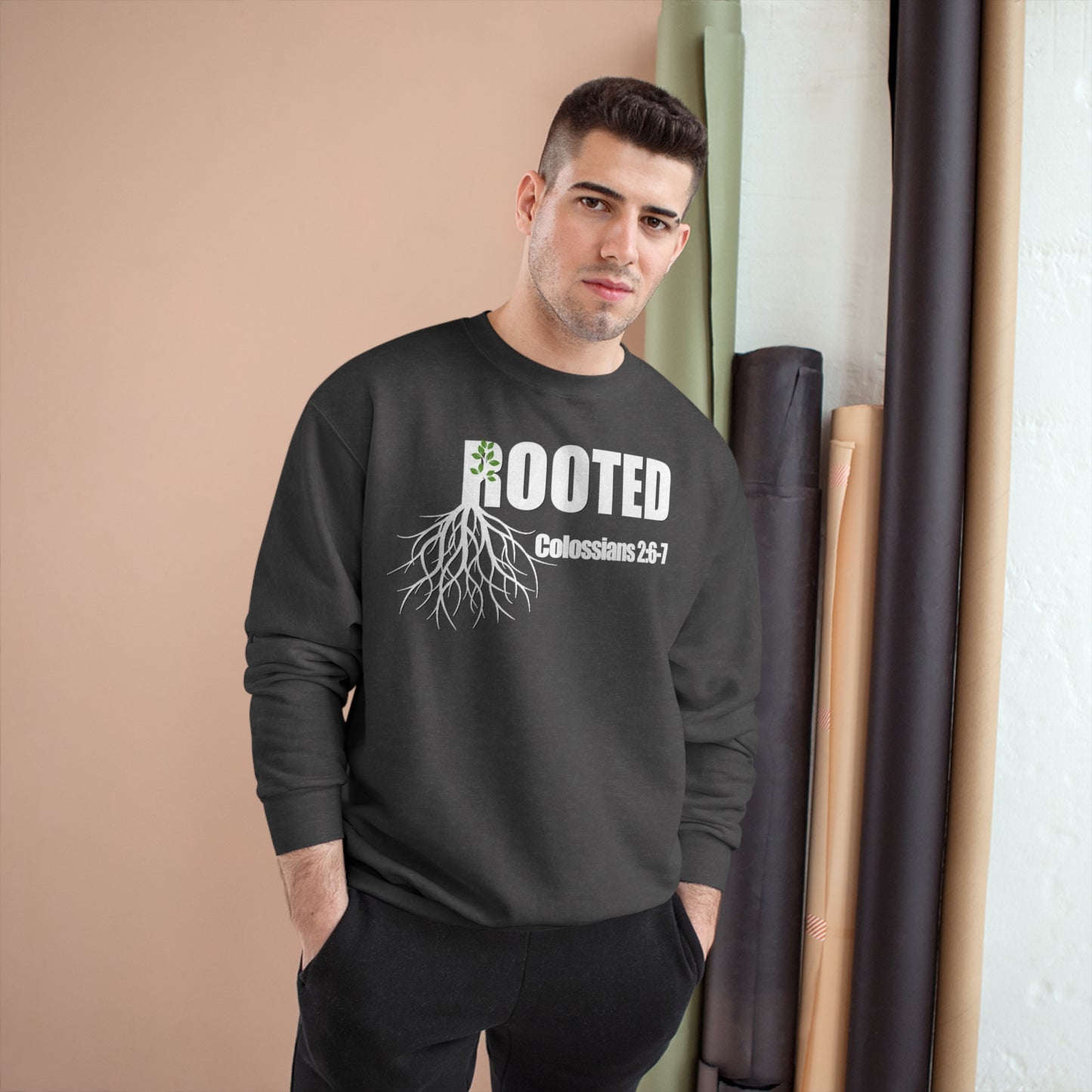 Colossians 2:7 Rooted Sweatshirt