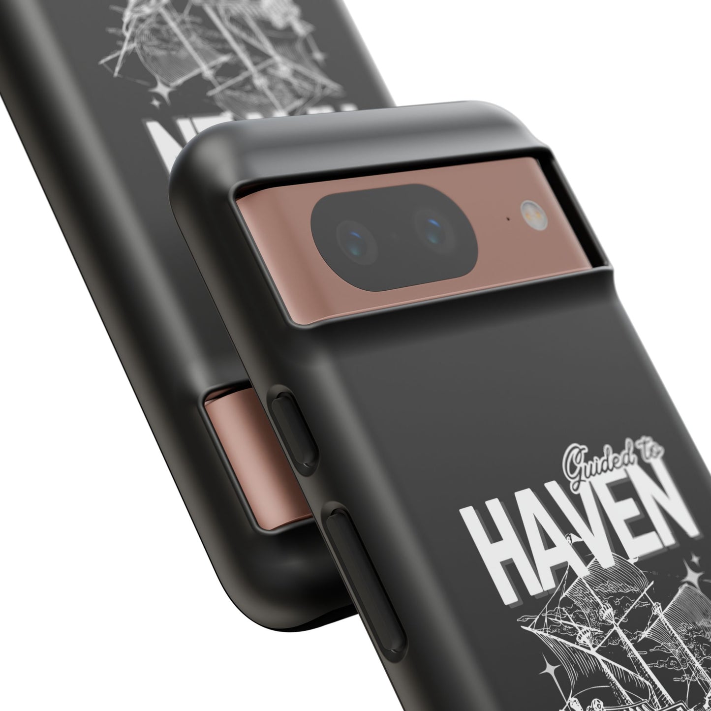 Guided to Haven Psalm 107:29–30 Stylish Phone Case