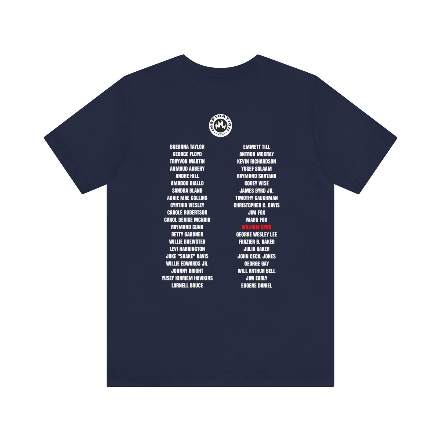 The Remember Series-William Byrd-Unisex Jersey Short Sleeve Tee