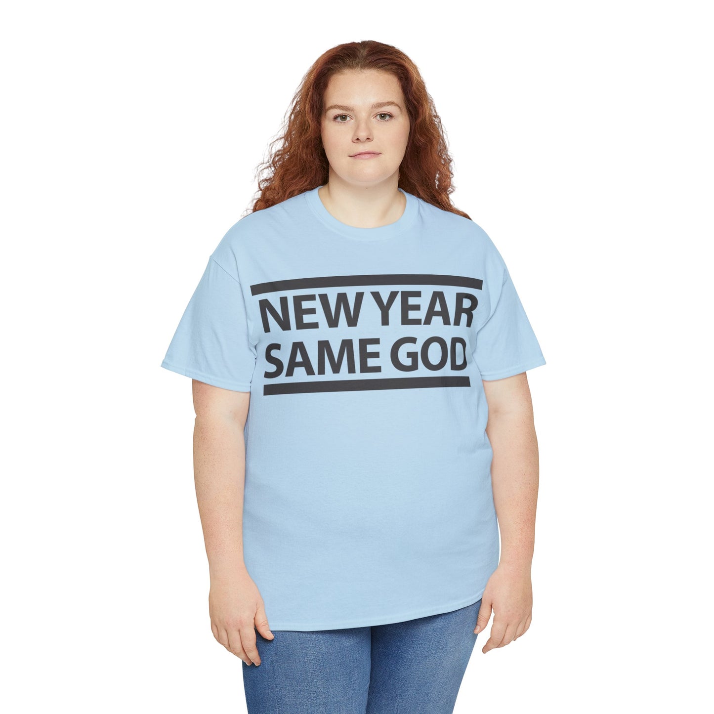 TWC New Year Same God-Unisex Heavy Cotton Tee