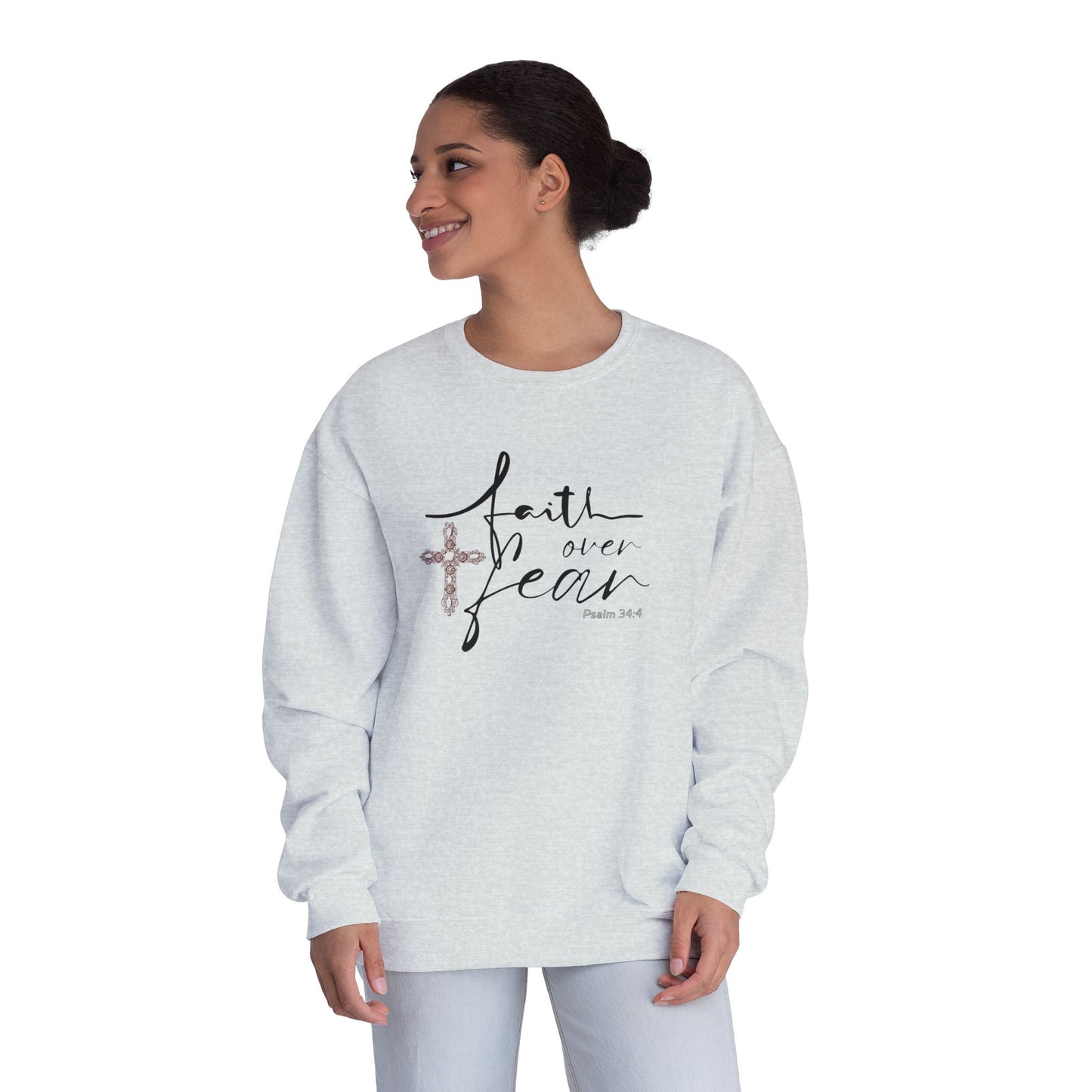 Faith Over Fear Pullover Sweatshirt