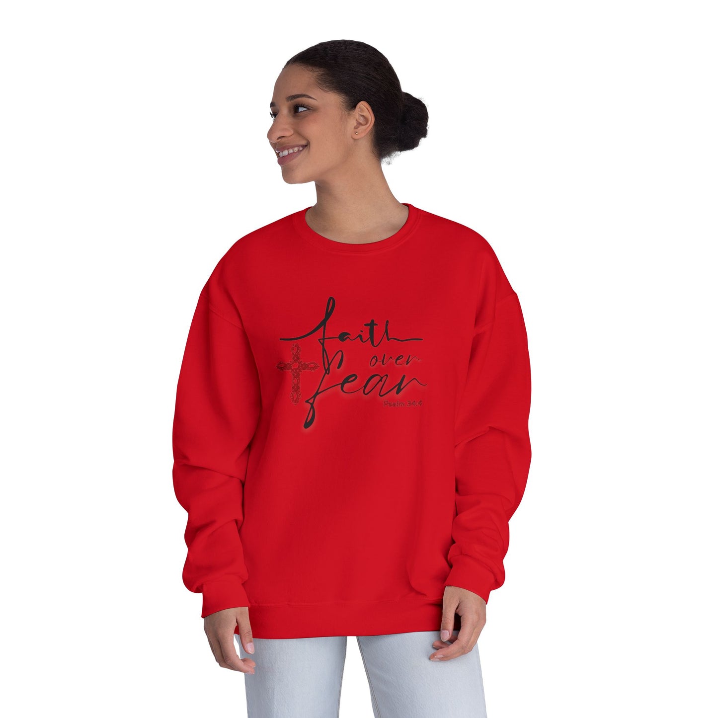 Faith Over Fear Pullover Sweatshirt