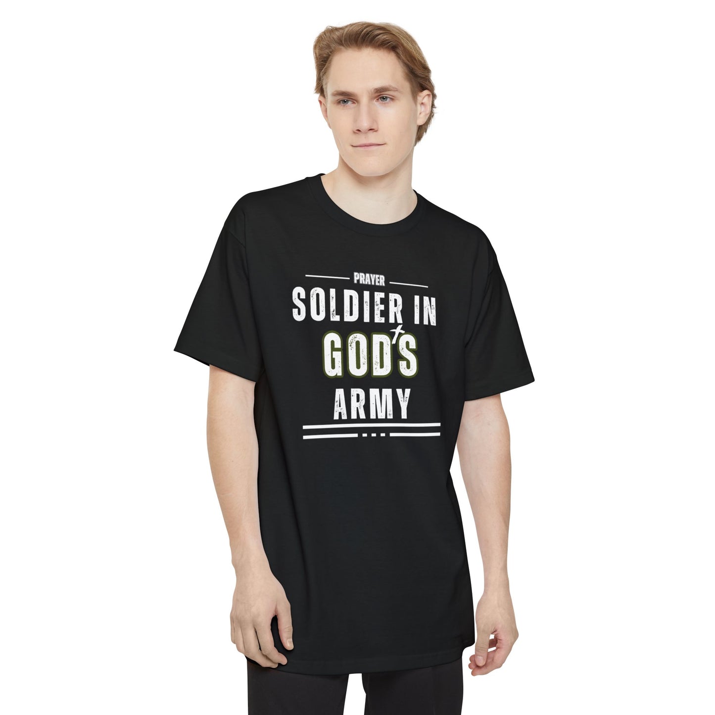 Prayer Soldier In God's Army - Unisex Tall Sized T-Shirt