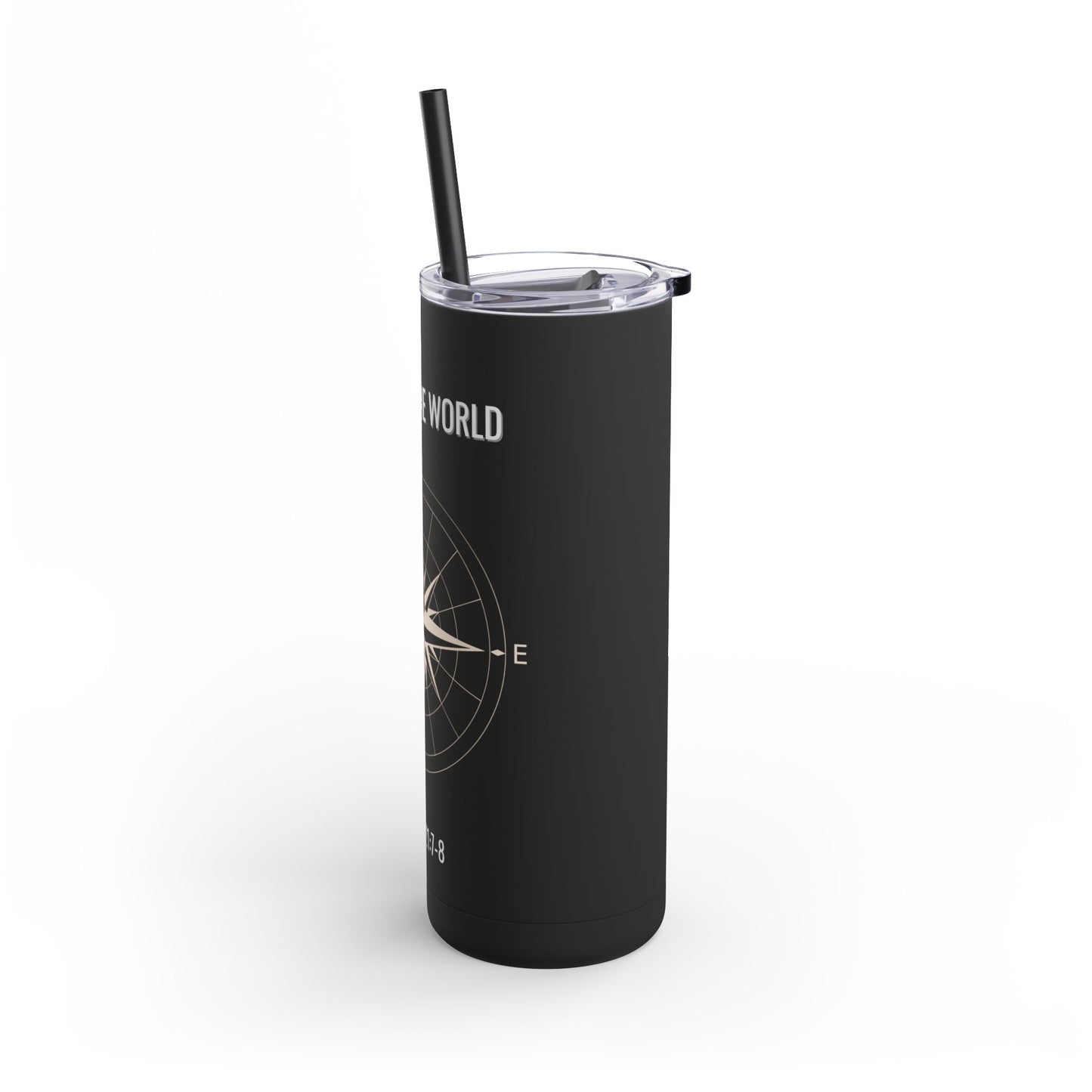 Explore The World Skinny Matte Tumbler, 20oz