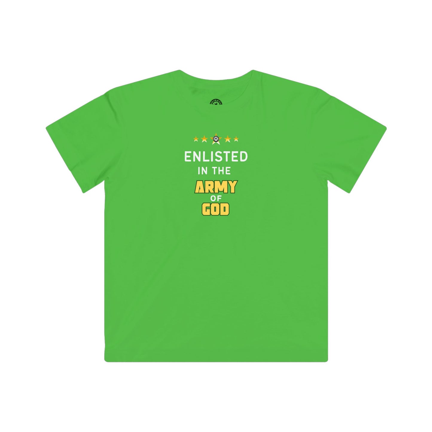 Enlisted In The Army of God Kids Tee