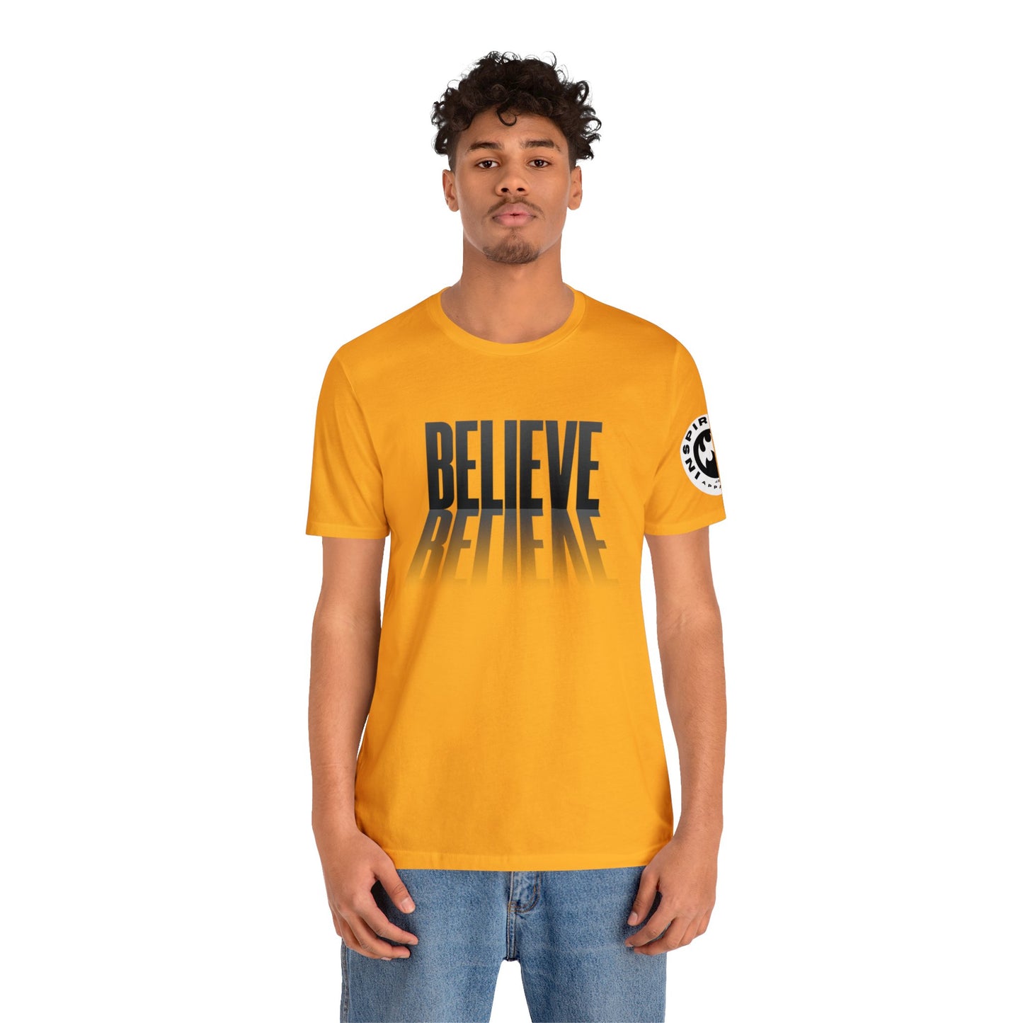 John 6:29 "Believe" Short Sleeve Tee