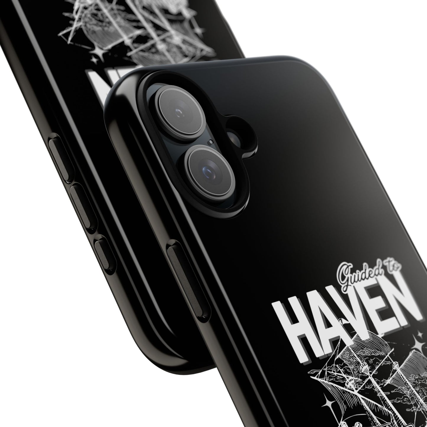 Guided to Haven Psalm 107:29–30 Stylish Phone Case