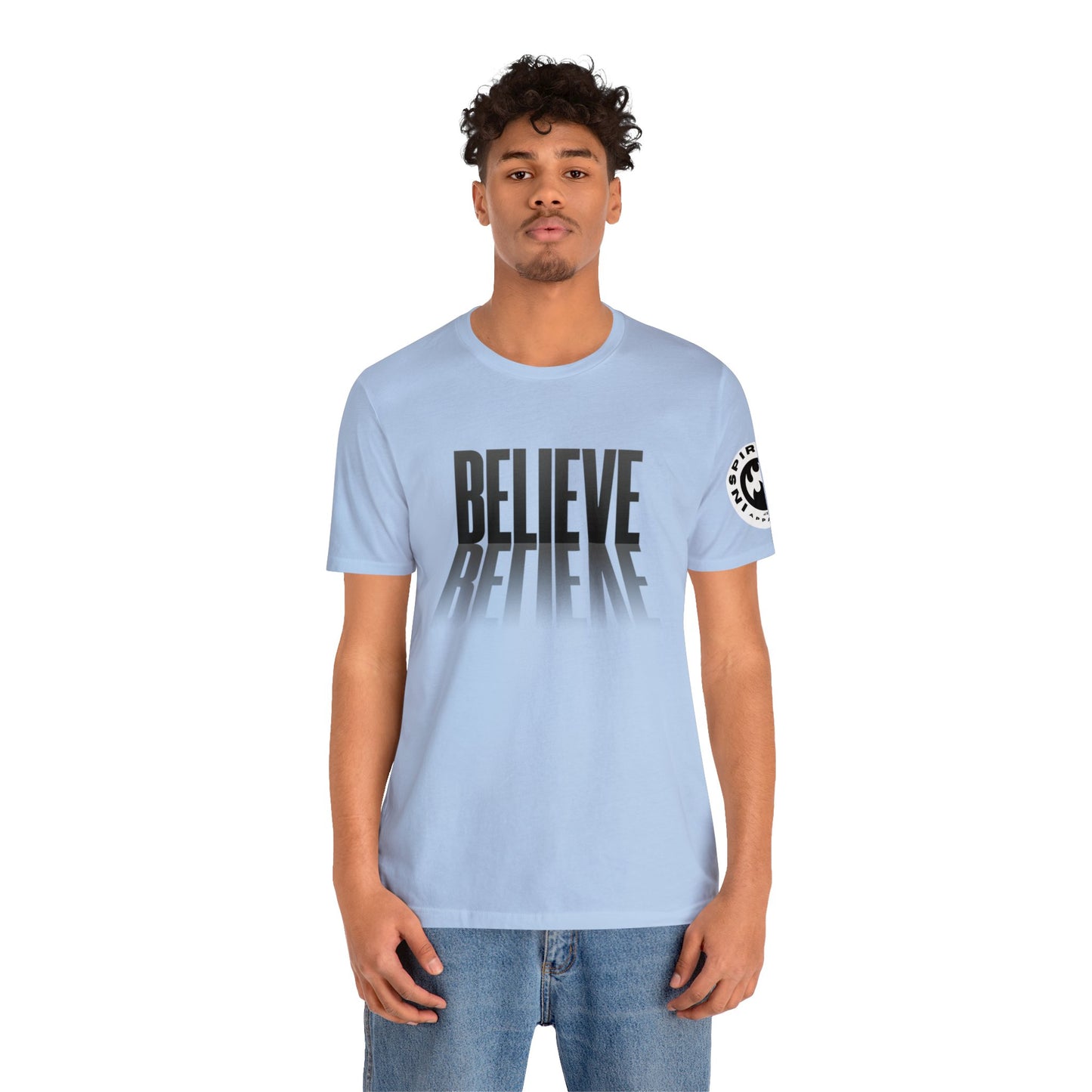 John 6:29 "Believe" Short Sleeve Tee