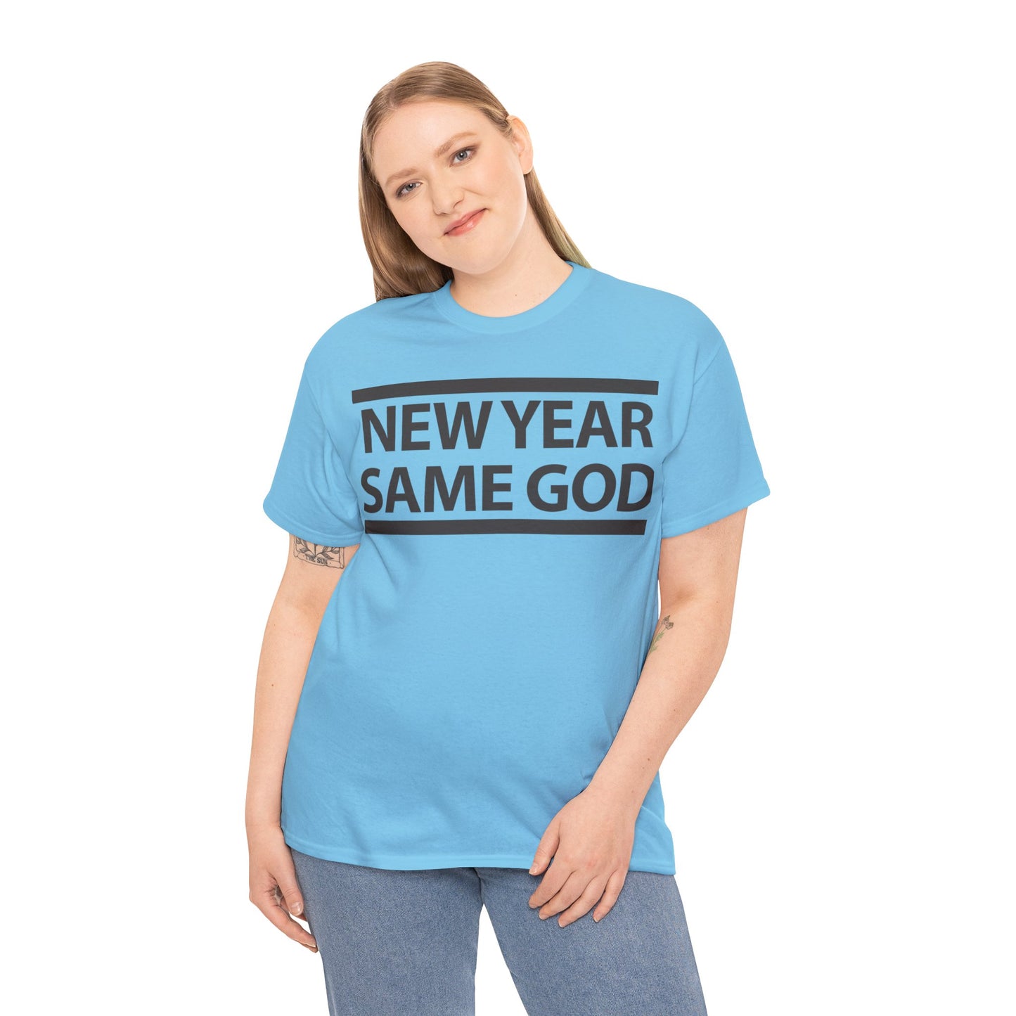 TWC New Year Same God-Unisex Heavy Cotton Tee