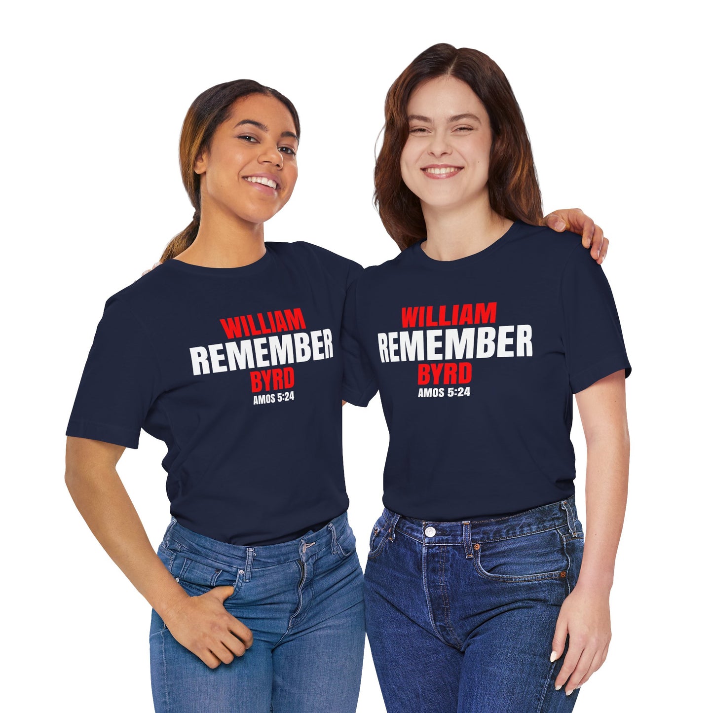 The Remember Series-William Byrd-Unisex Jersey Short Sleeve Tee