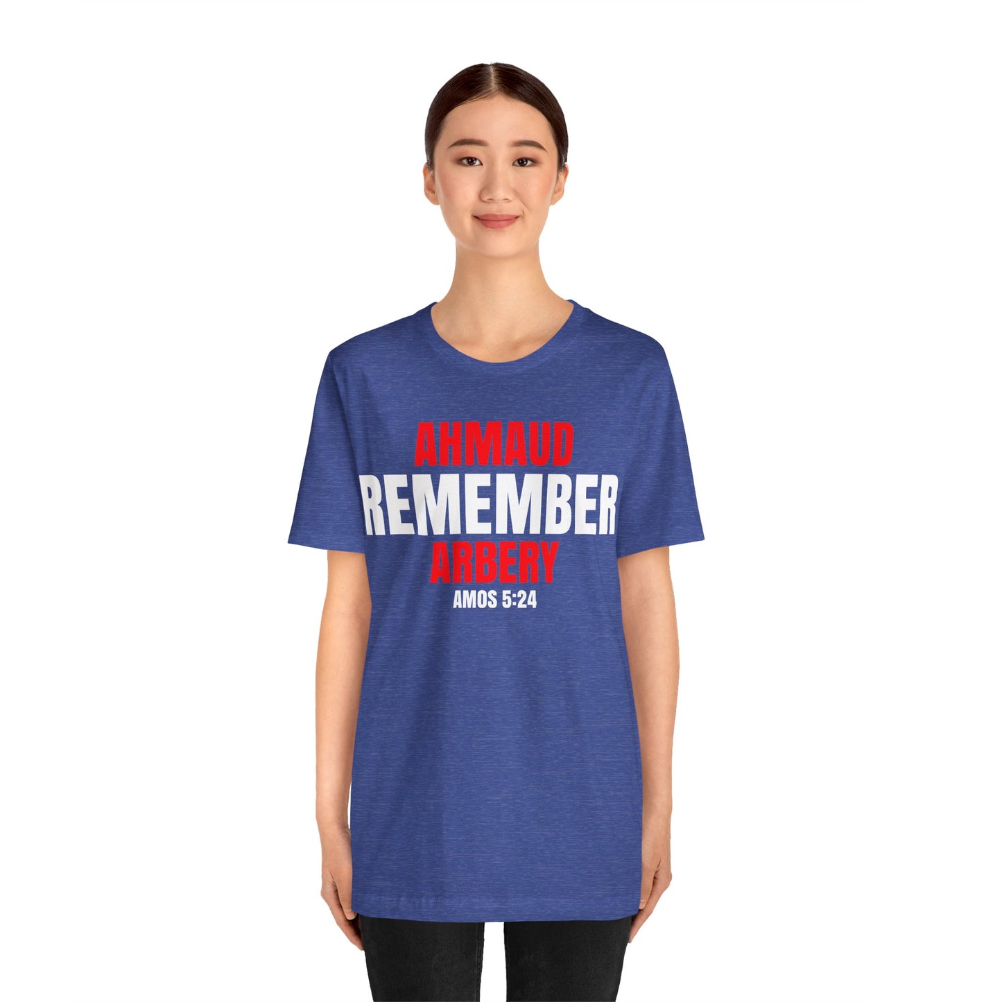 The Remember Series-Ahmaud Arbery-Unisex Jersey Short Sleeve Tee