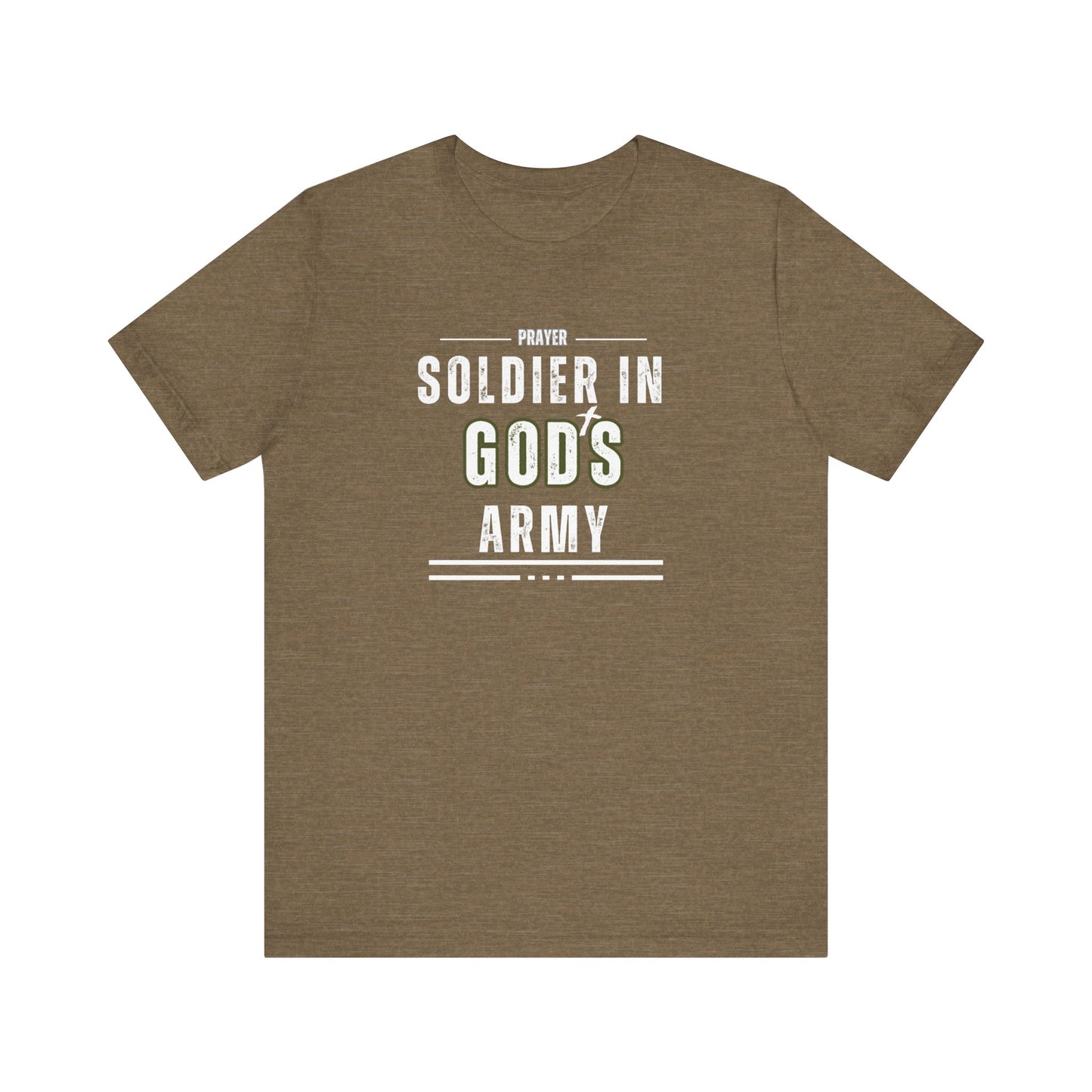 Prayer Soldier In God's Army - Unisex Jersey Short Sleeve Tee