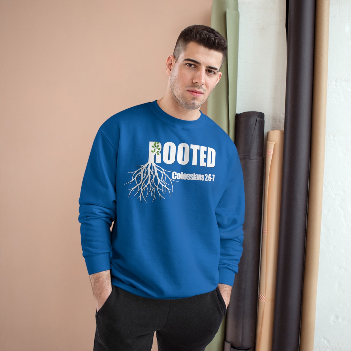 Colossians 2:7 Rooted Sweatshirt