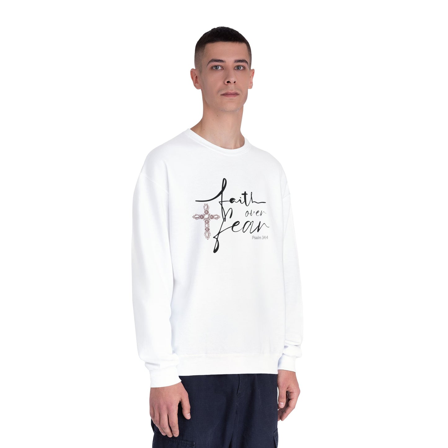 Faith Over Fear Pullover Sweatshirt