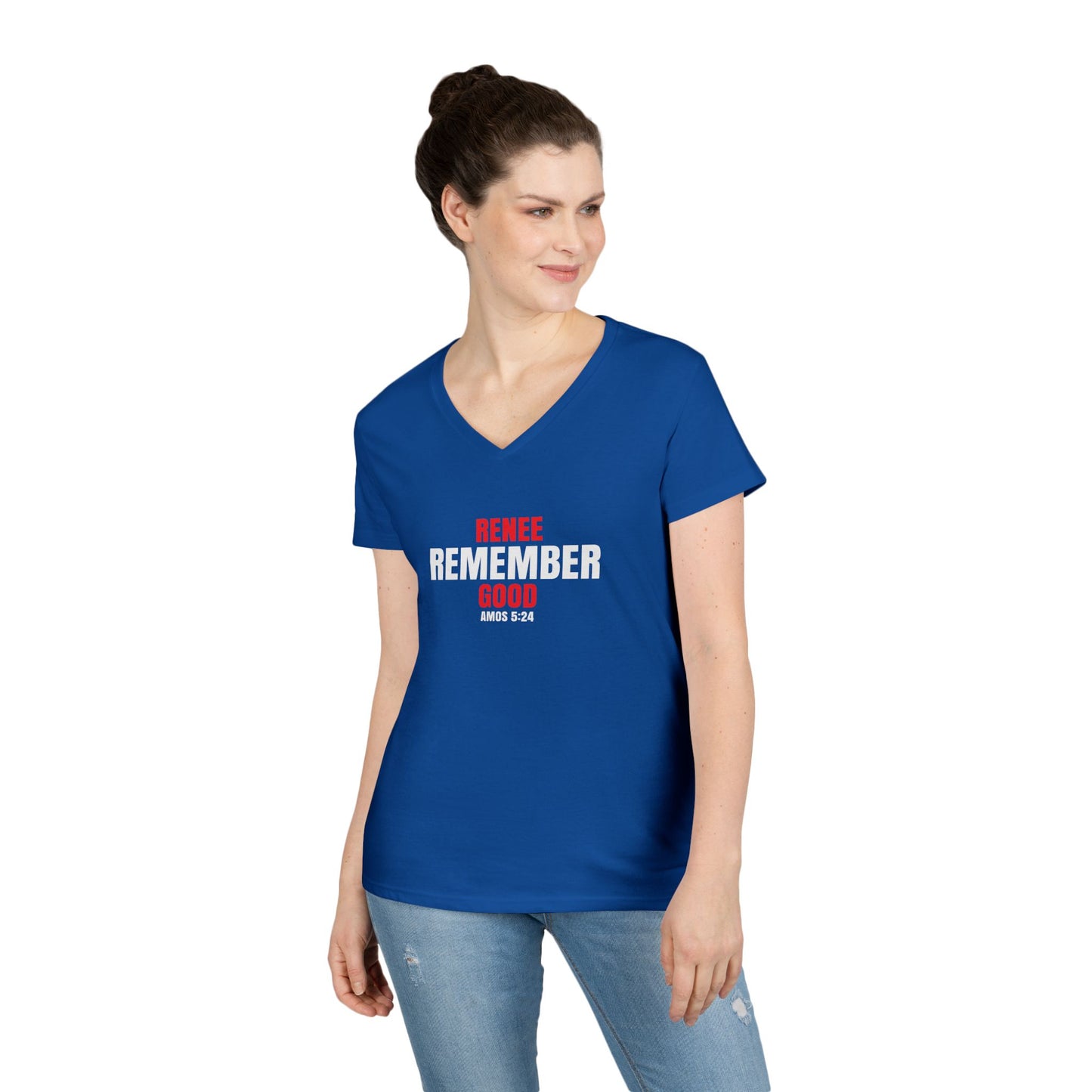 Remember Renee Good Ladies' V-Neck T-Shirt