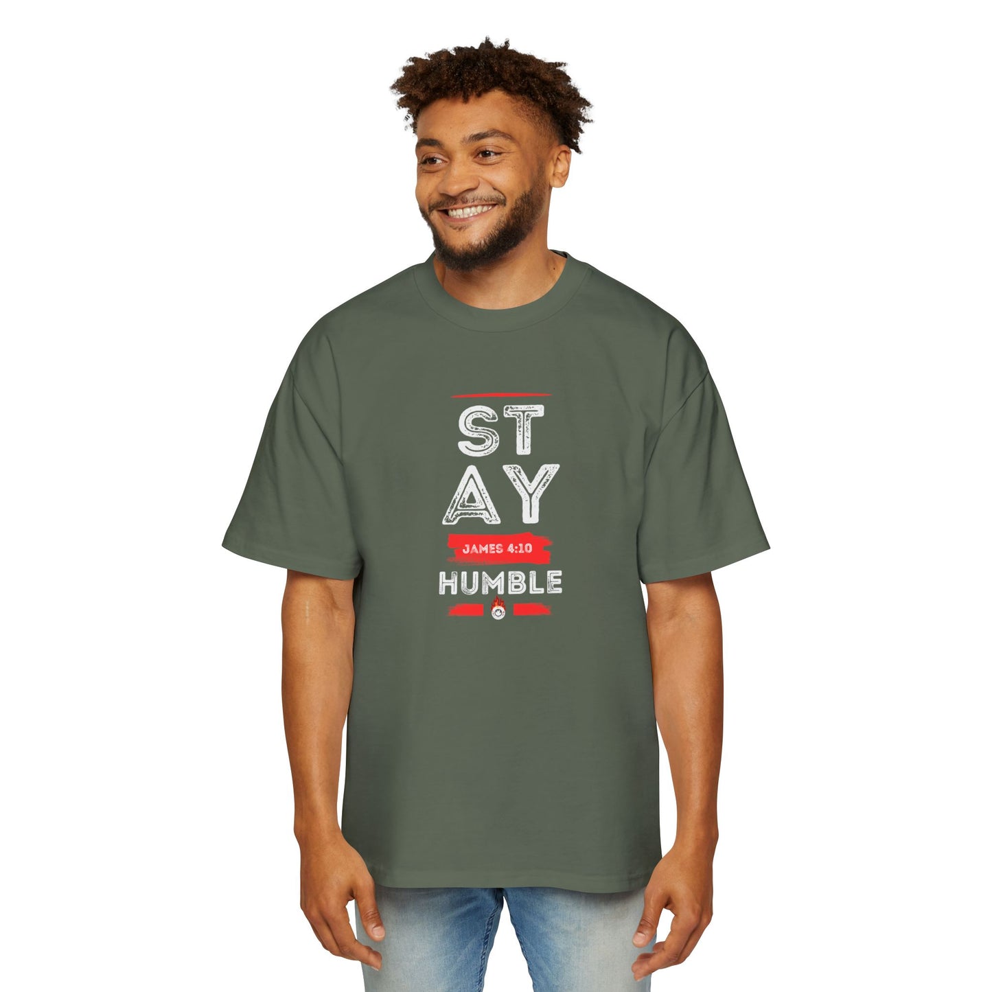 Stay Humble Men's Oversized Tee