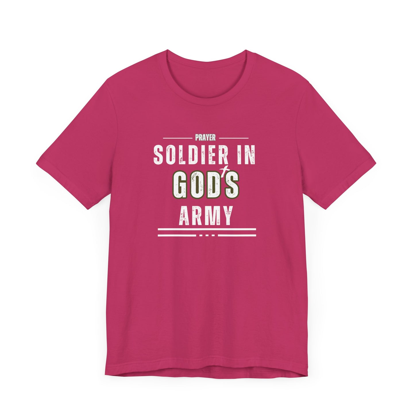 Prayer Soldier In God's Army - Unisex Jersey Short Sleeve Tee