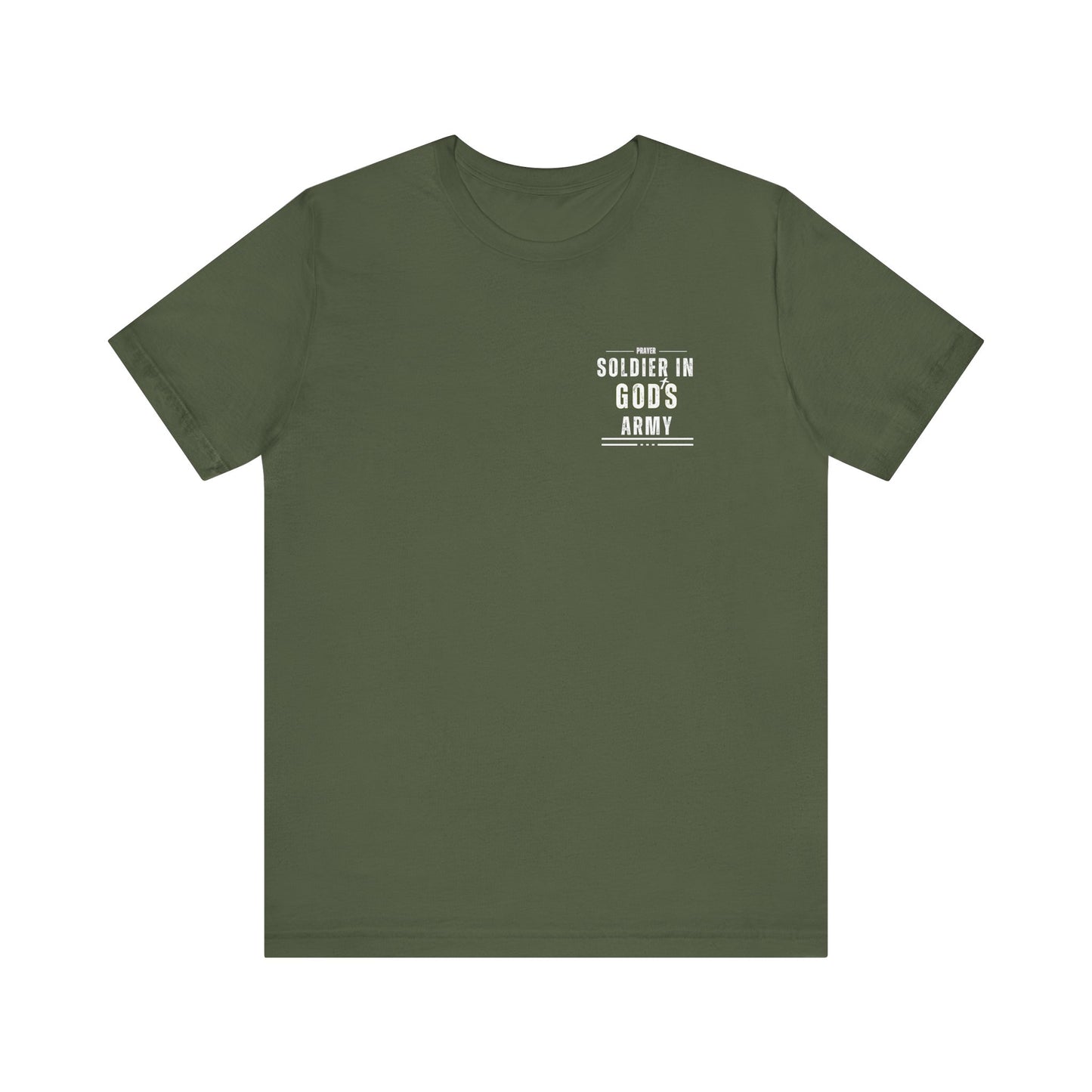 Prayer Soldier In God's Army - Unisex Jersey Short Sleeve Tee