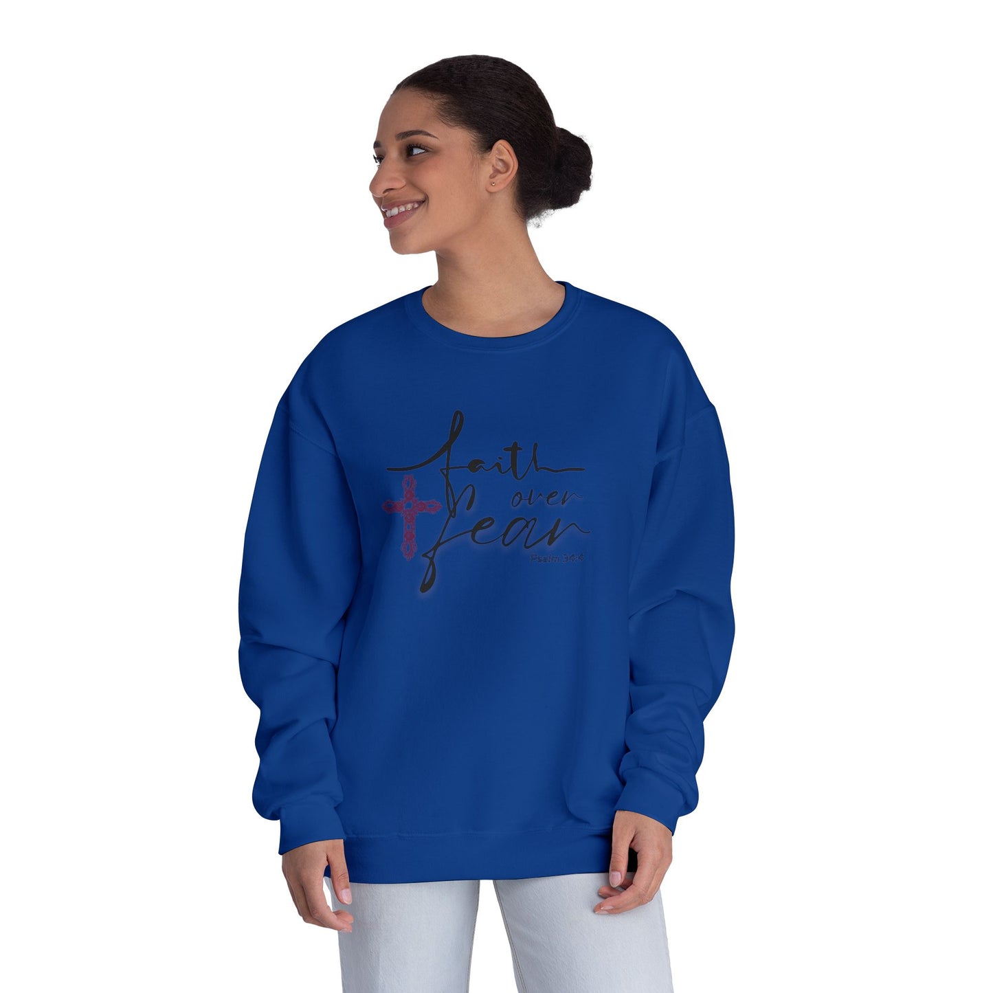 Faith Over Fear Pullover Sweatshirt