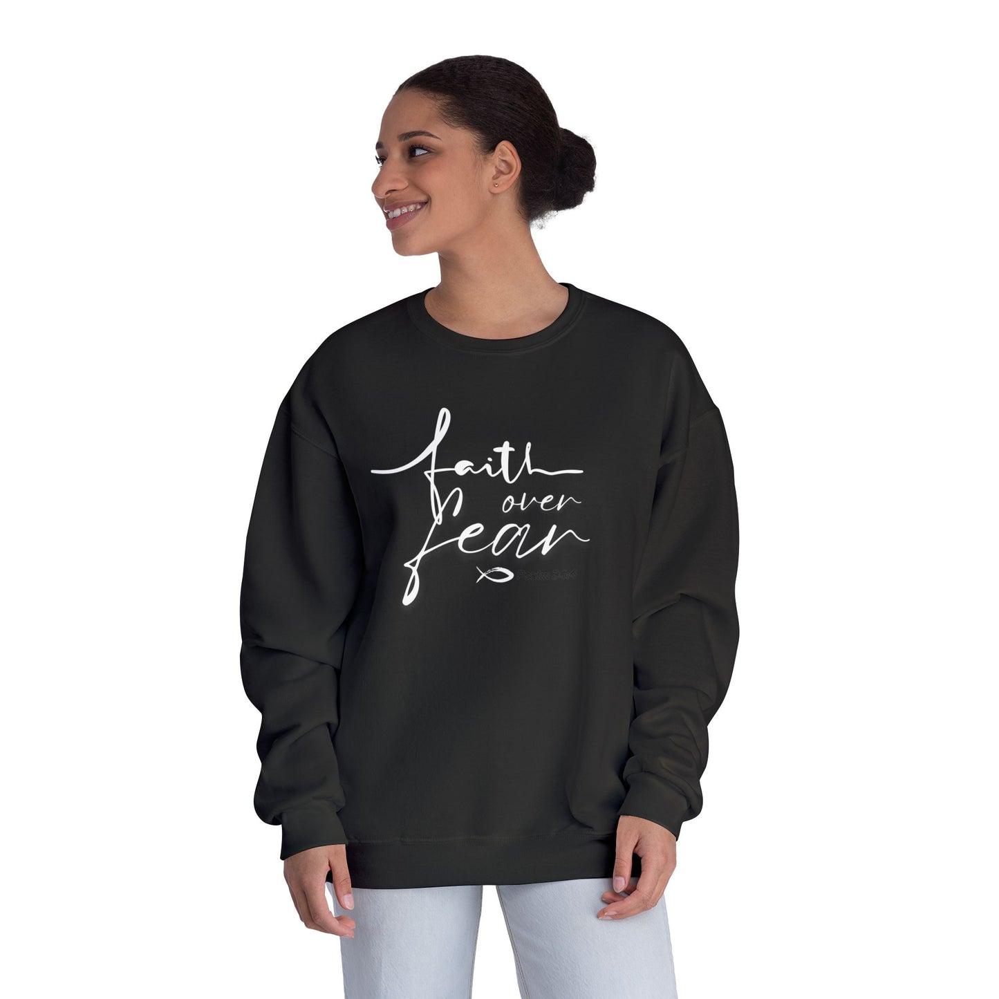 Faith Over Fear Pullover Sweatshirt
