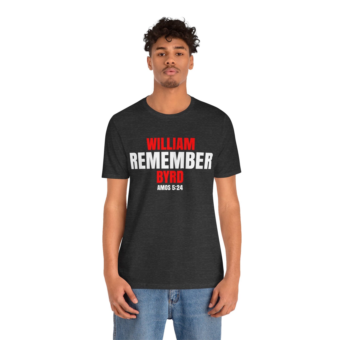 The Remember Series-William Byrd-Unisex Jersey Short Sleeve Tee