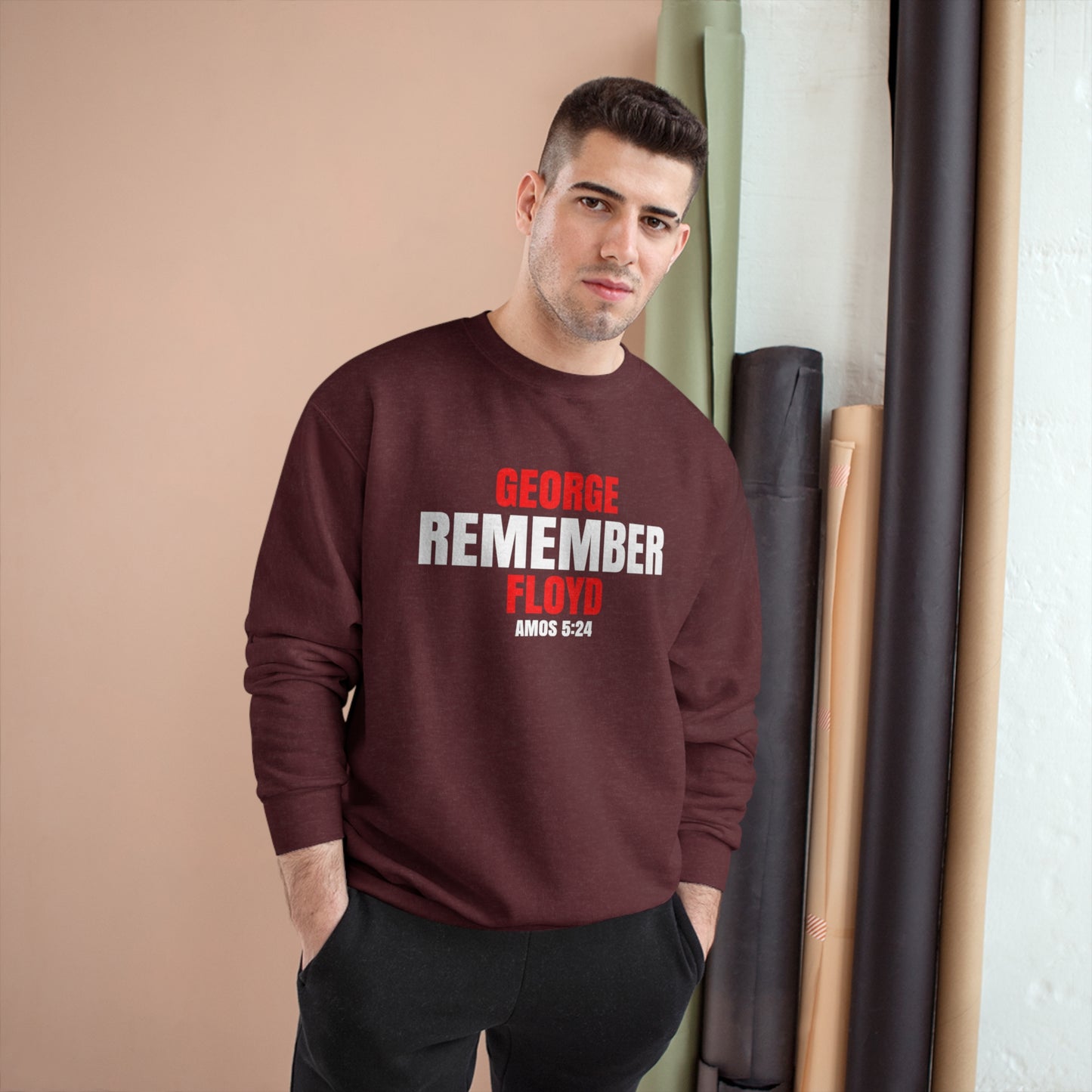 The Remember Series-George Floyd-Champion Sweatshirt