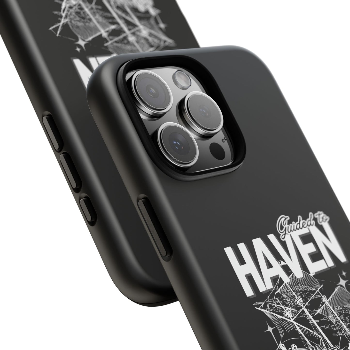 Guided to Haven Psalm 107:29–30 Stylish Phone Case