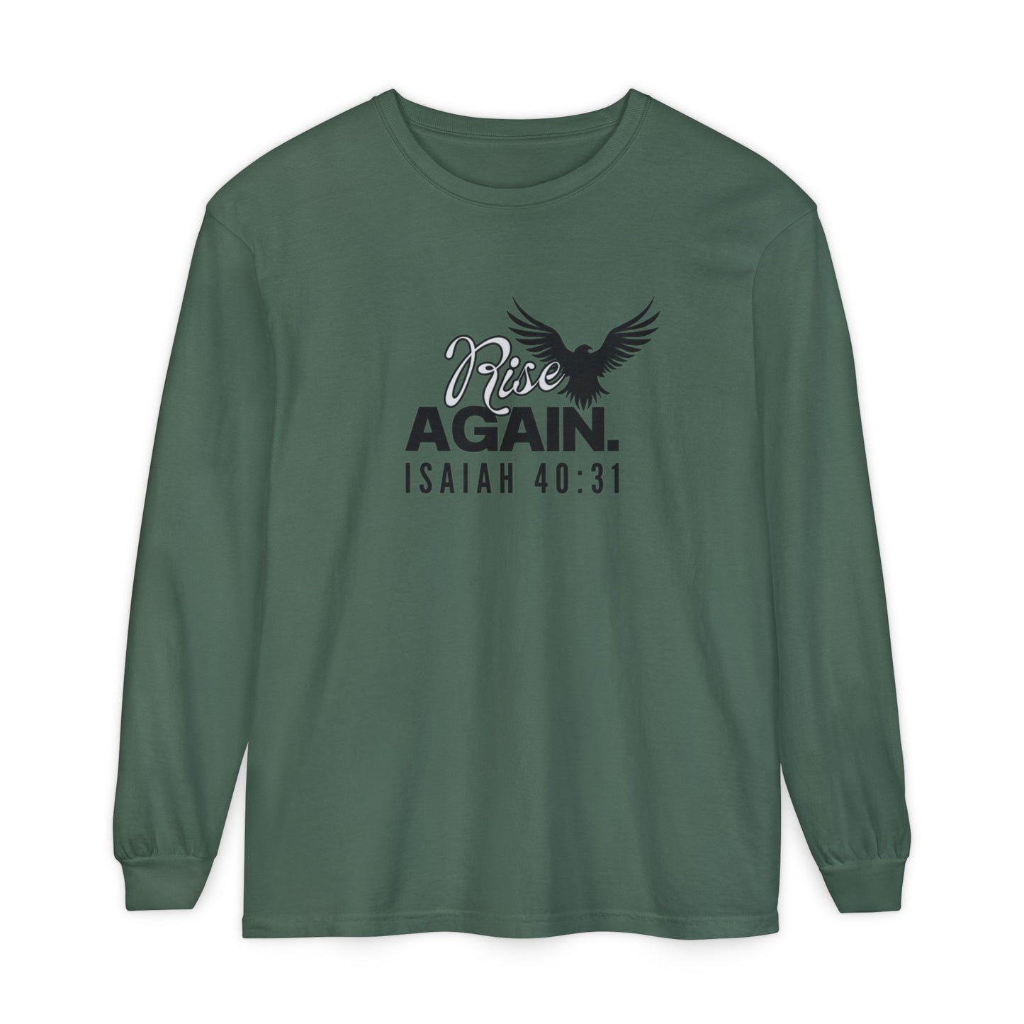 Rise Long Sleeve Tee, Isaiah 40:31 Unisex