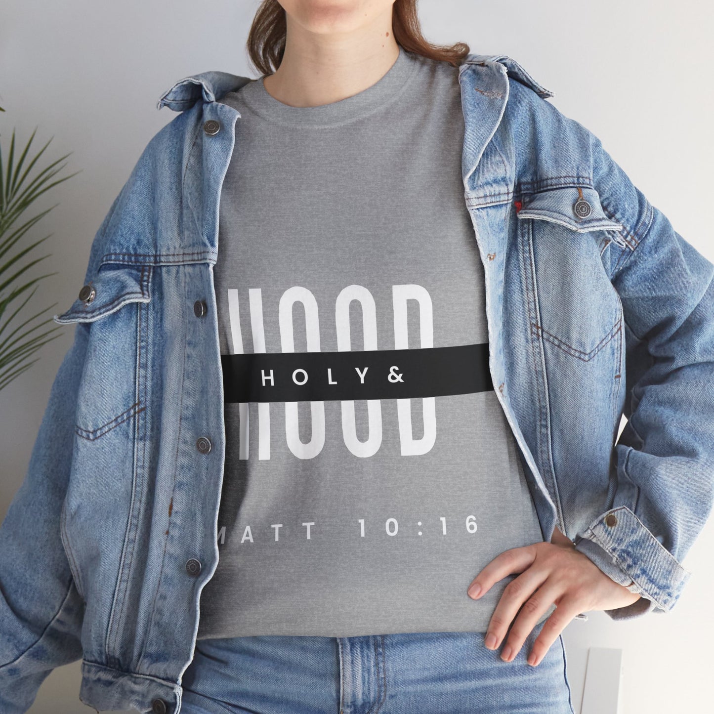 Holy & Hood -Unisex Heavy Cotton Tee