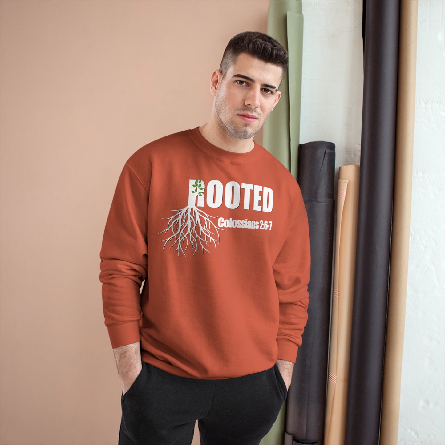 Colossians 2:7 Rooted Sweatshirt