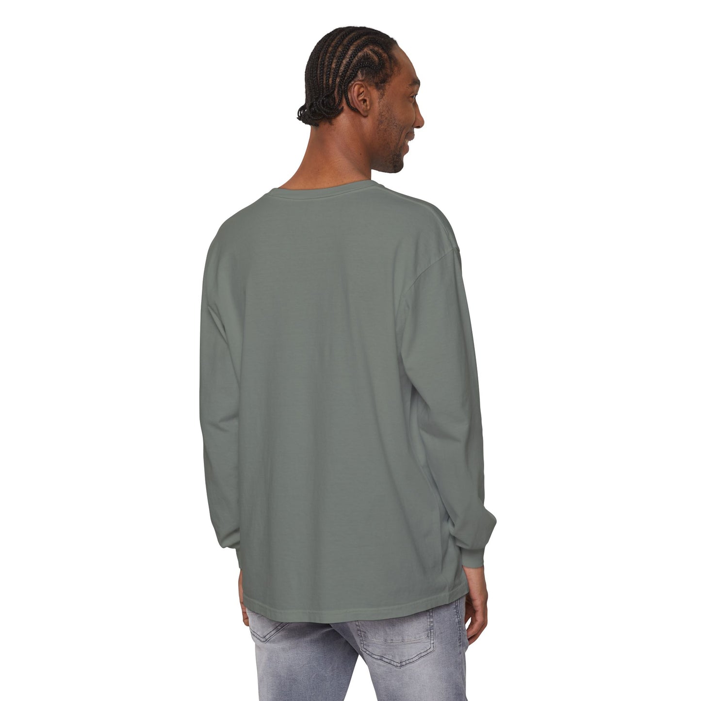 Guided to Haven Psalm 107:29–30 Long Sleeve T-Shirt - Nautical Theme