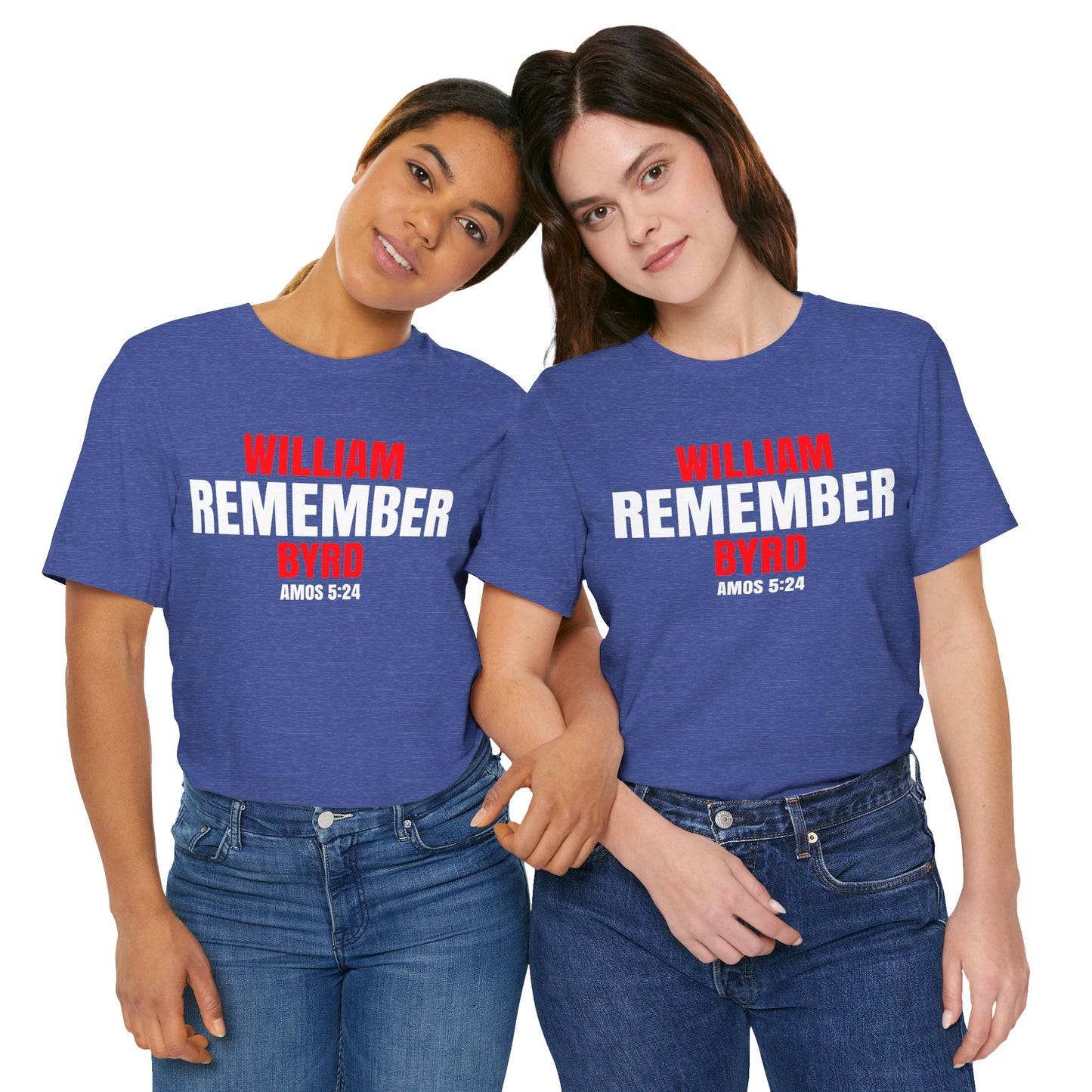 The Remember Series-William Byrd-Unisex Jersey Short Sleeve Tee