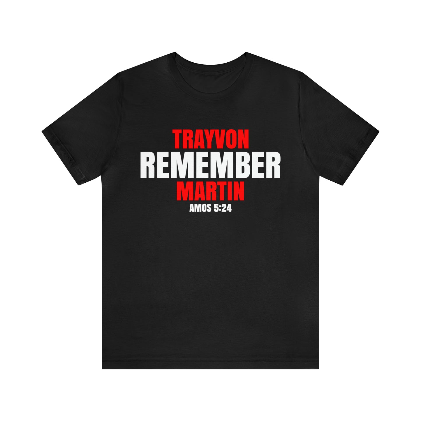 The Remember Series-Trayvon Martin-Unisex Jersey Short Sleeve Tee