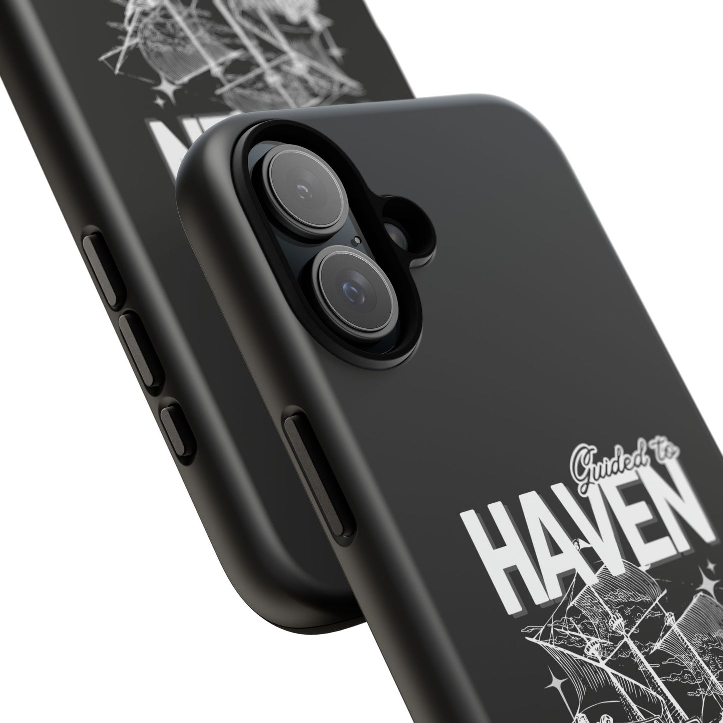 Guided to Haven Psalm 107:29–30 Stylish Phone Case