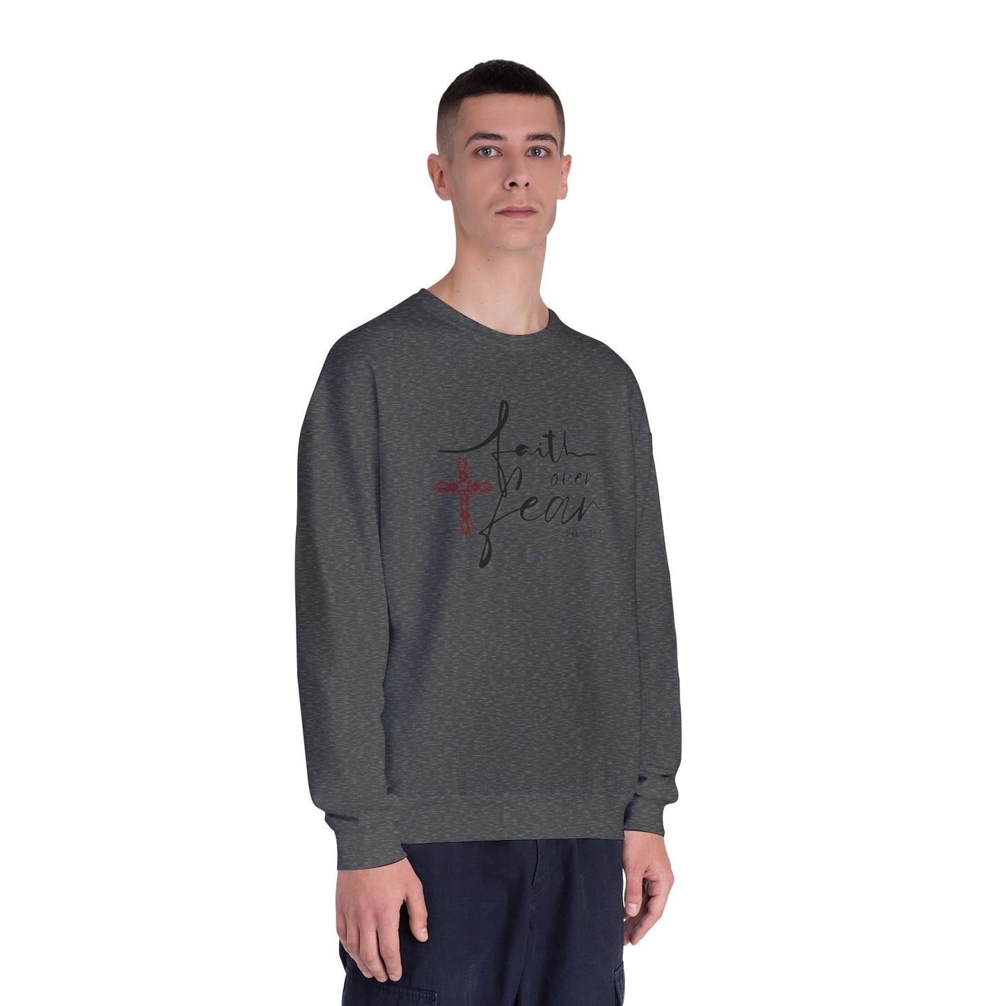 Faith Over Fear Pullover Sweatshirt