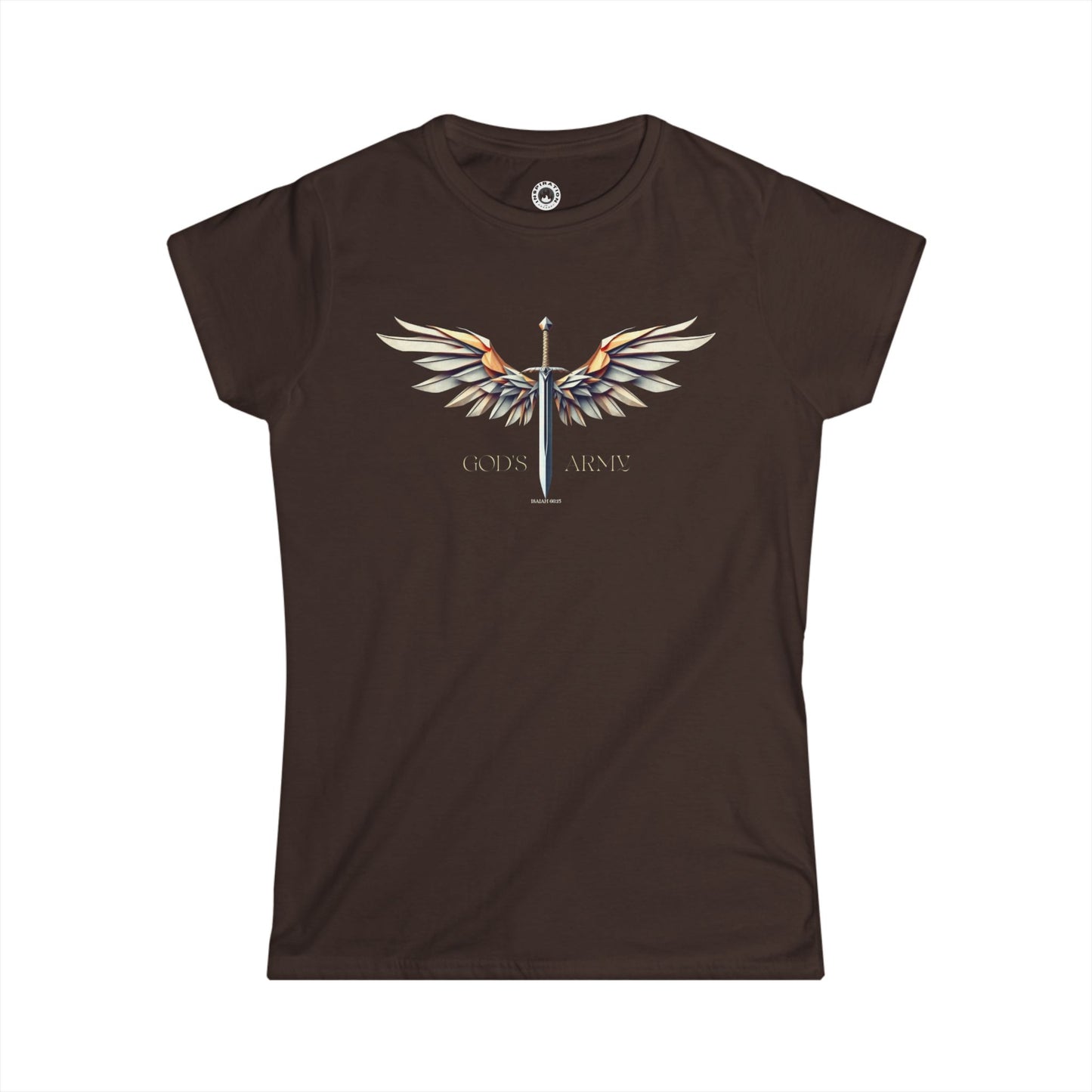 God's Army Isaiah 66:15  Women's Soft Style Tee