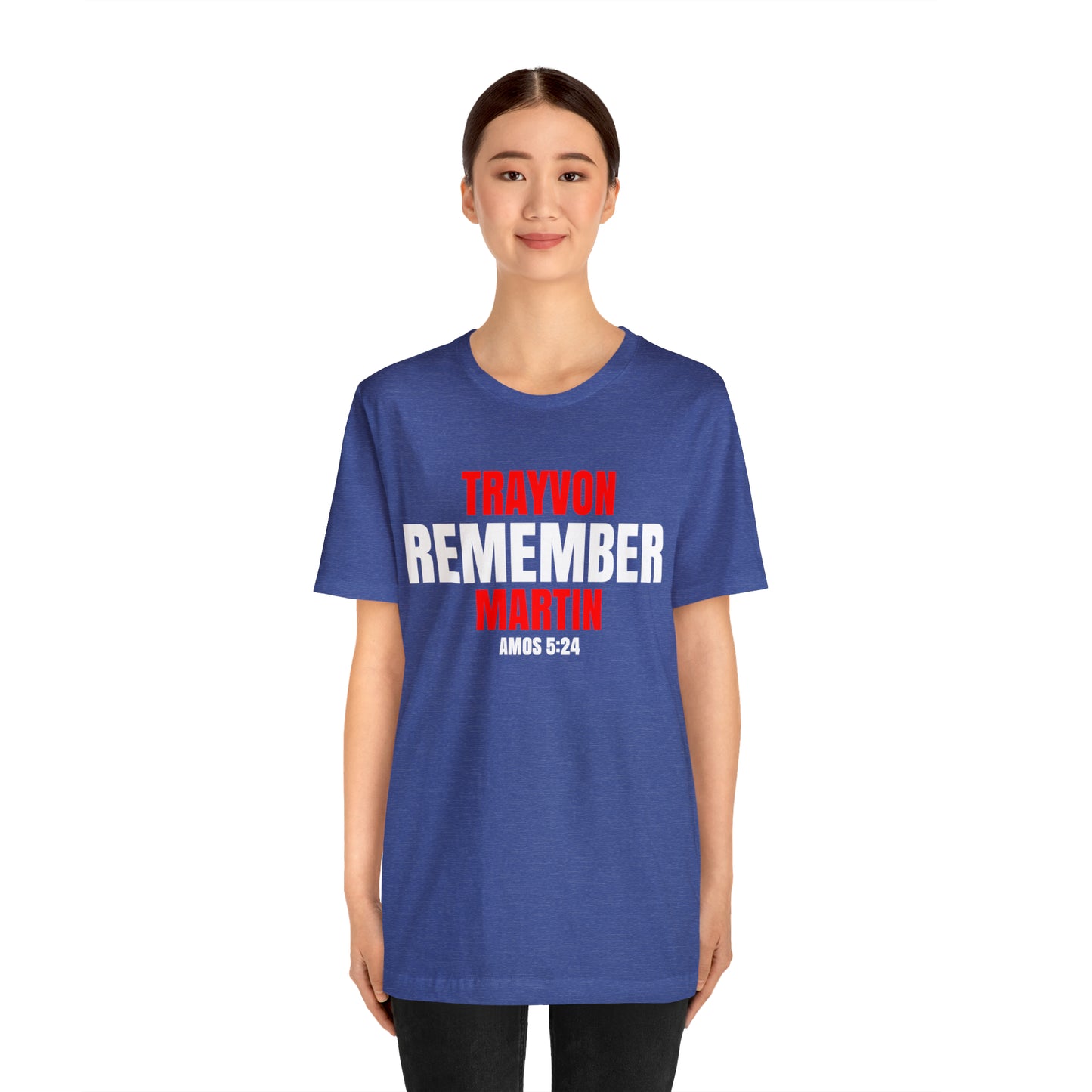 The Remember Series-Trayvon Martin-Unisex Jersey Short Sleeve Tee