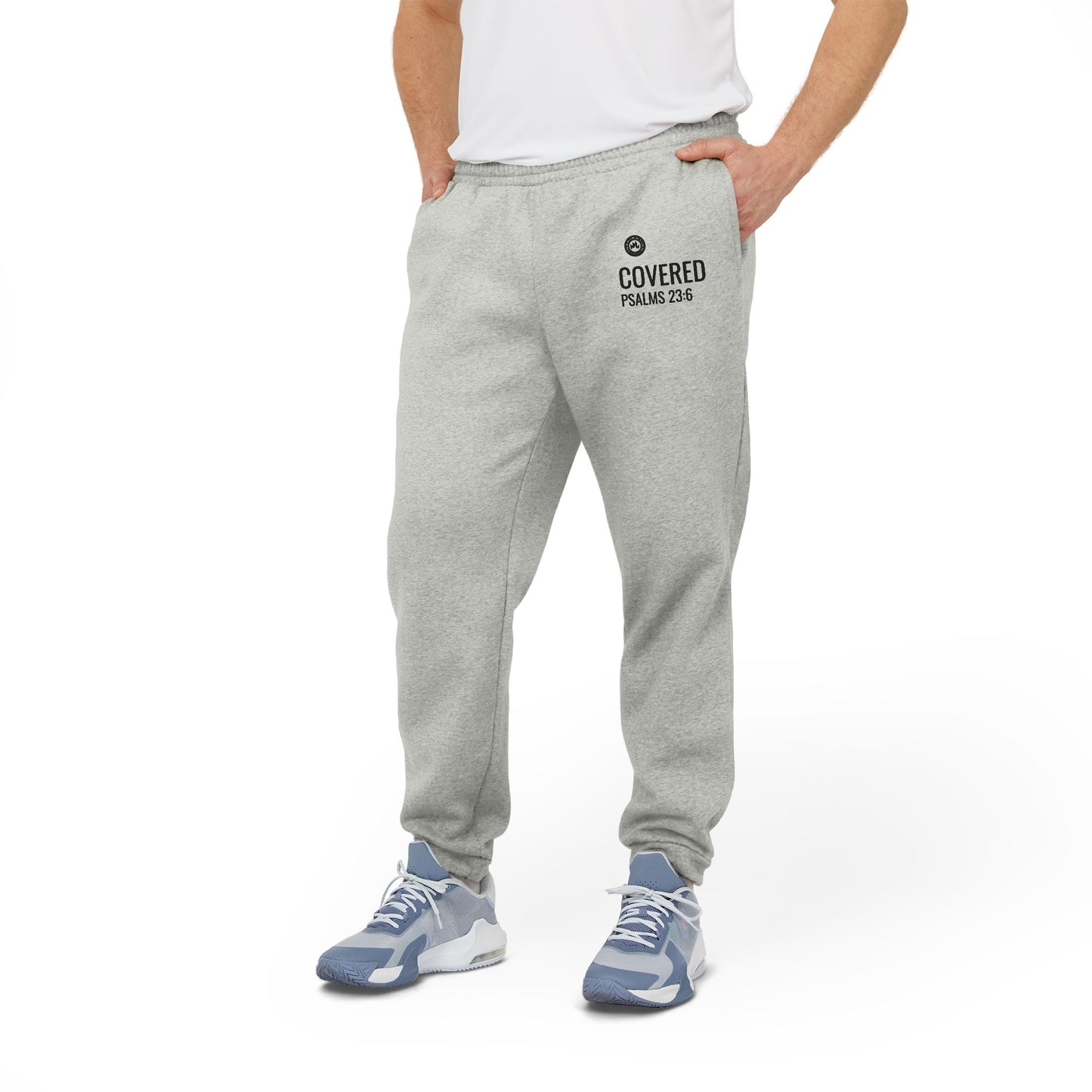 COVERED Psalms 23:6 adidas Unisex Fleece Joggers