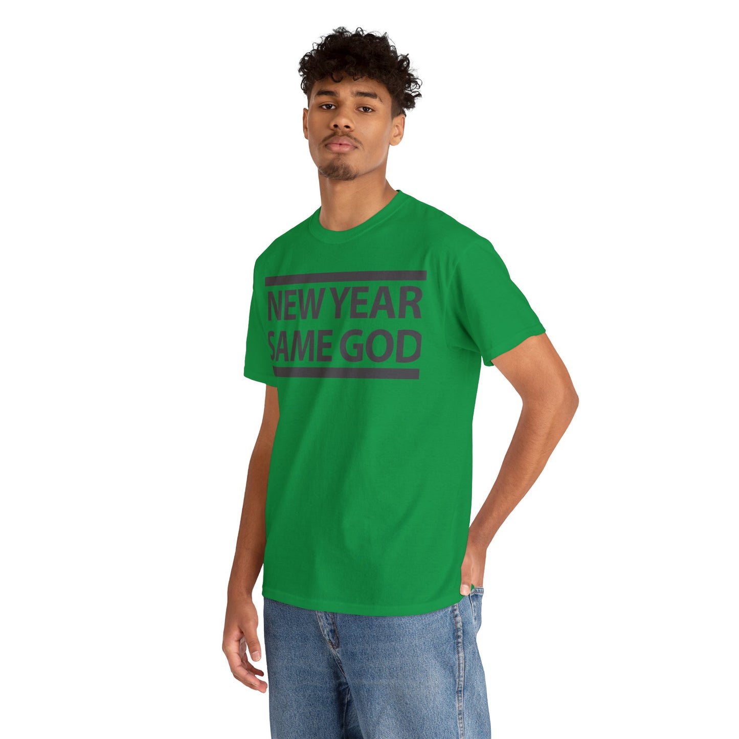 TWC New Year Same God-Unisex Heavy Cotton Tee