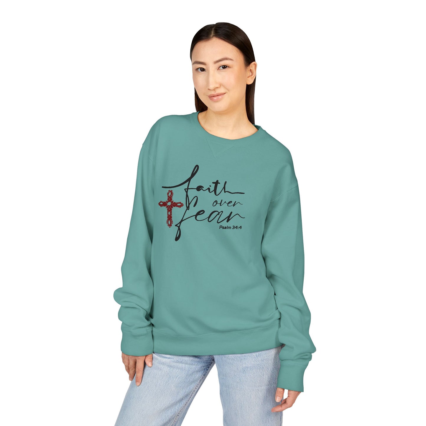 Faith Over Fear Crewneck Sweatshirt
