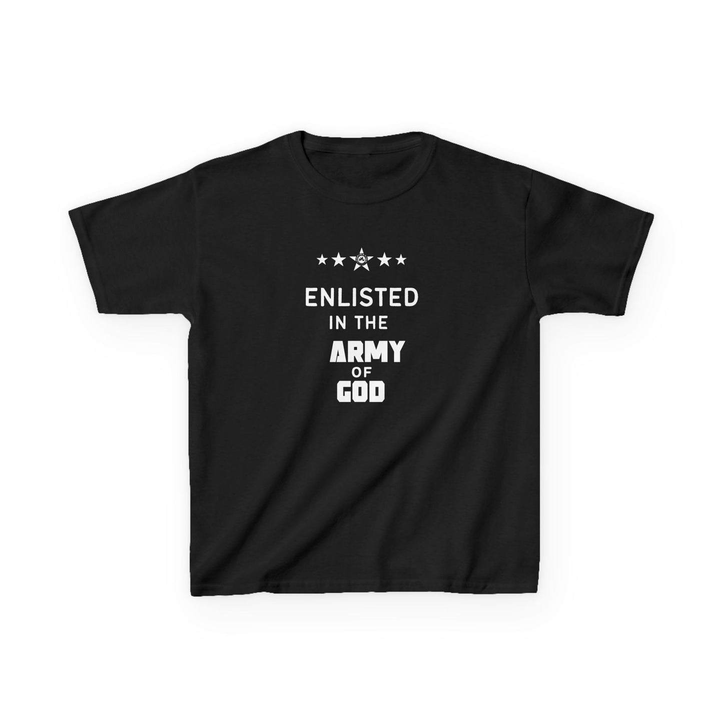 Enlisted In The Army of God "Psalms 84:1-12"  Kids Heavy Cotton™ Tee