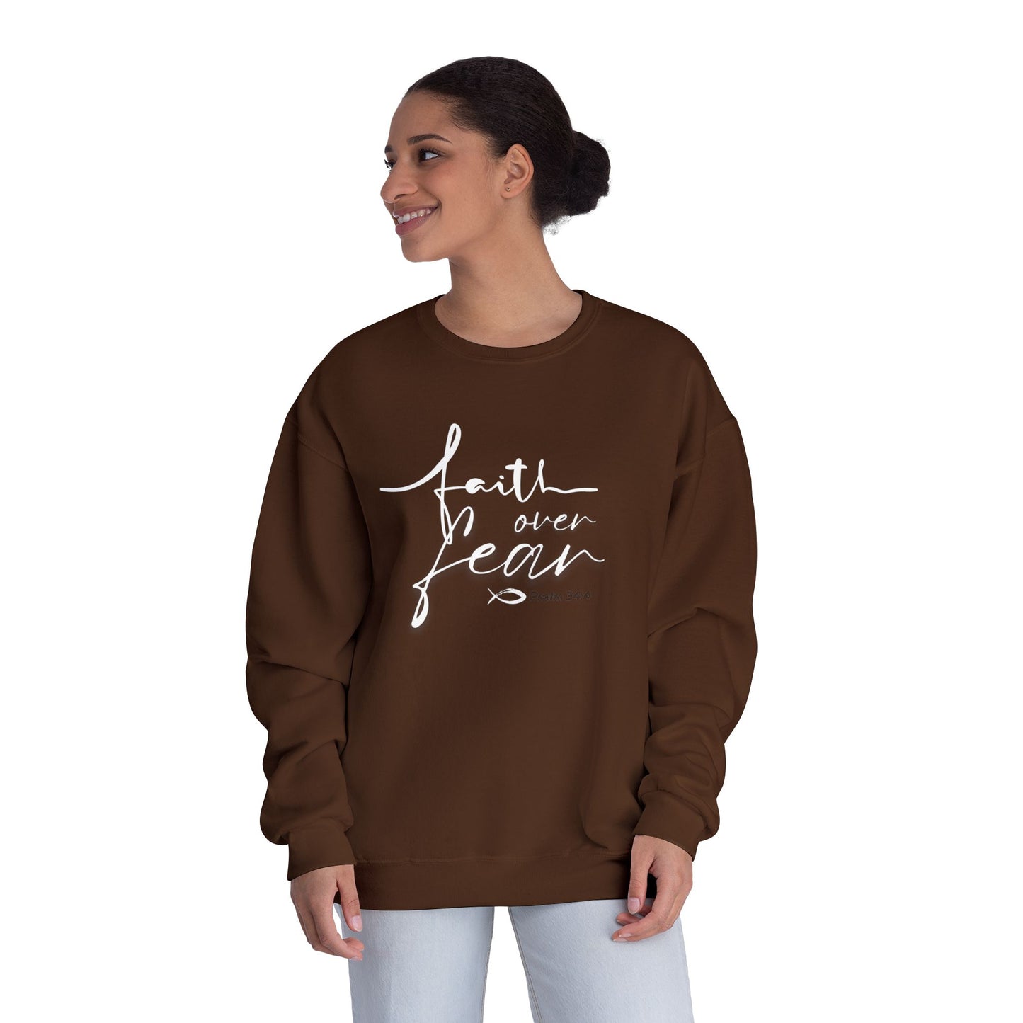 Faith Over Fear Pullover Sweatshirt