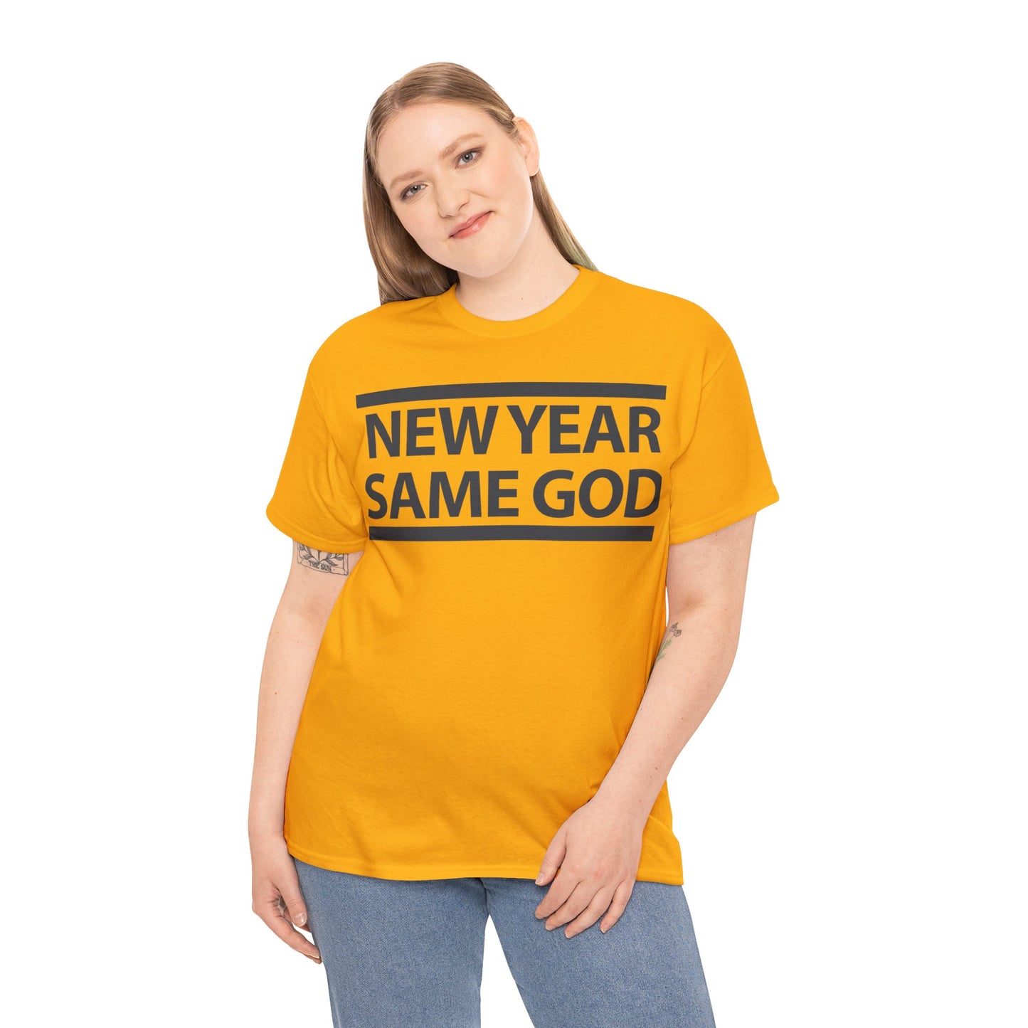 TWC New Year Same God-Unisex Heavy Cotton Tee