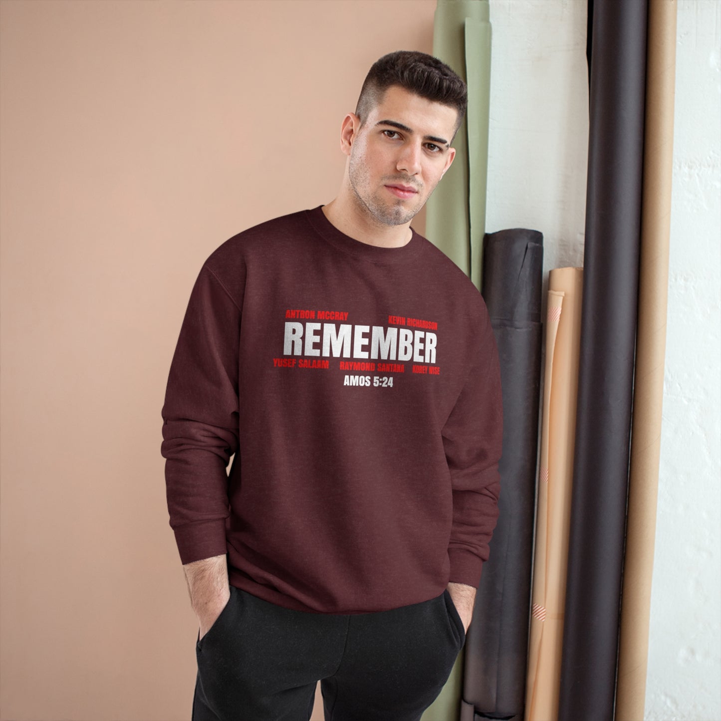 The Remember Series-The Central Park 5-Champion Sweatshirt