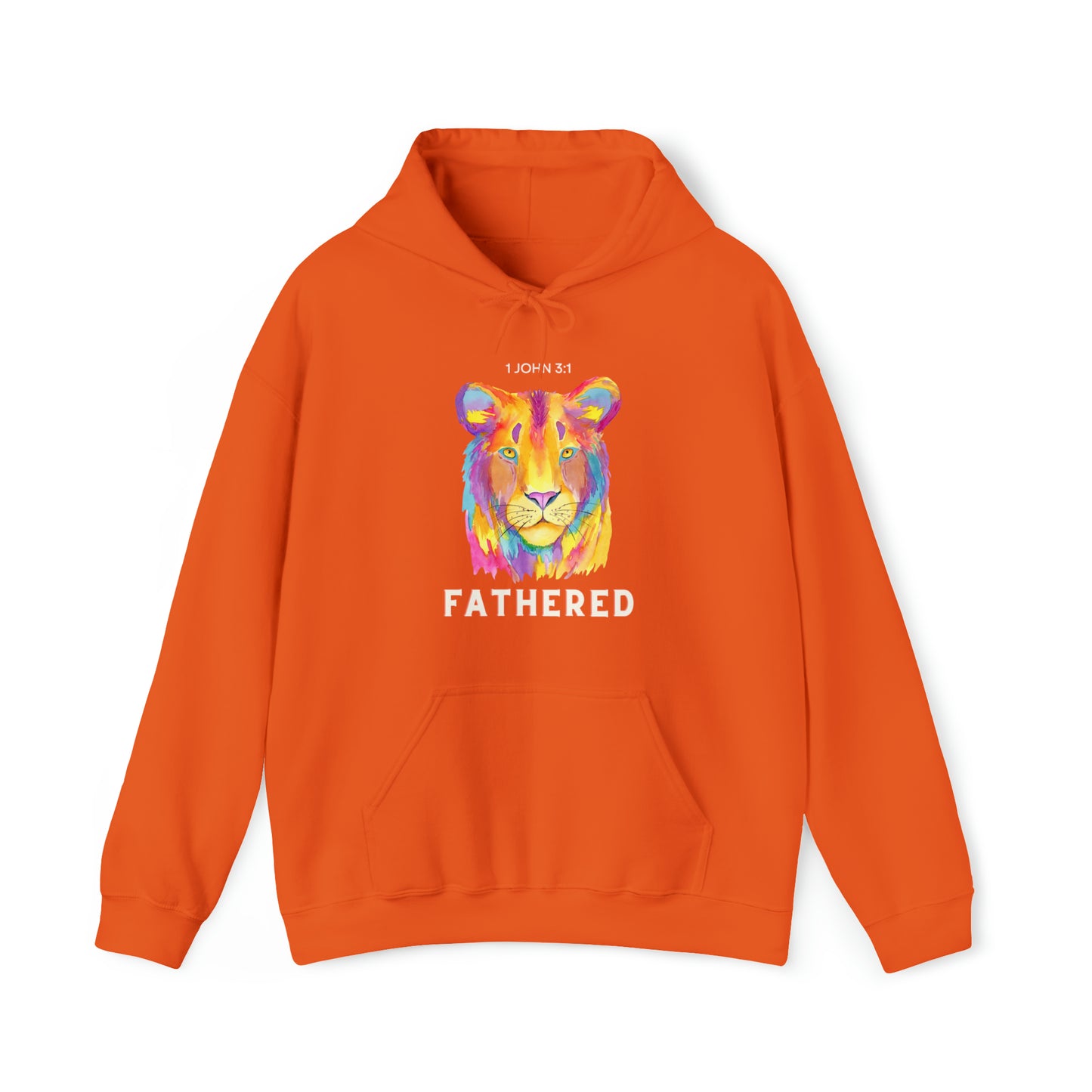 "Fathered" Unisex Heavy Blend™ Hooded Sweatshirt