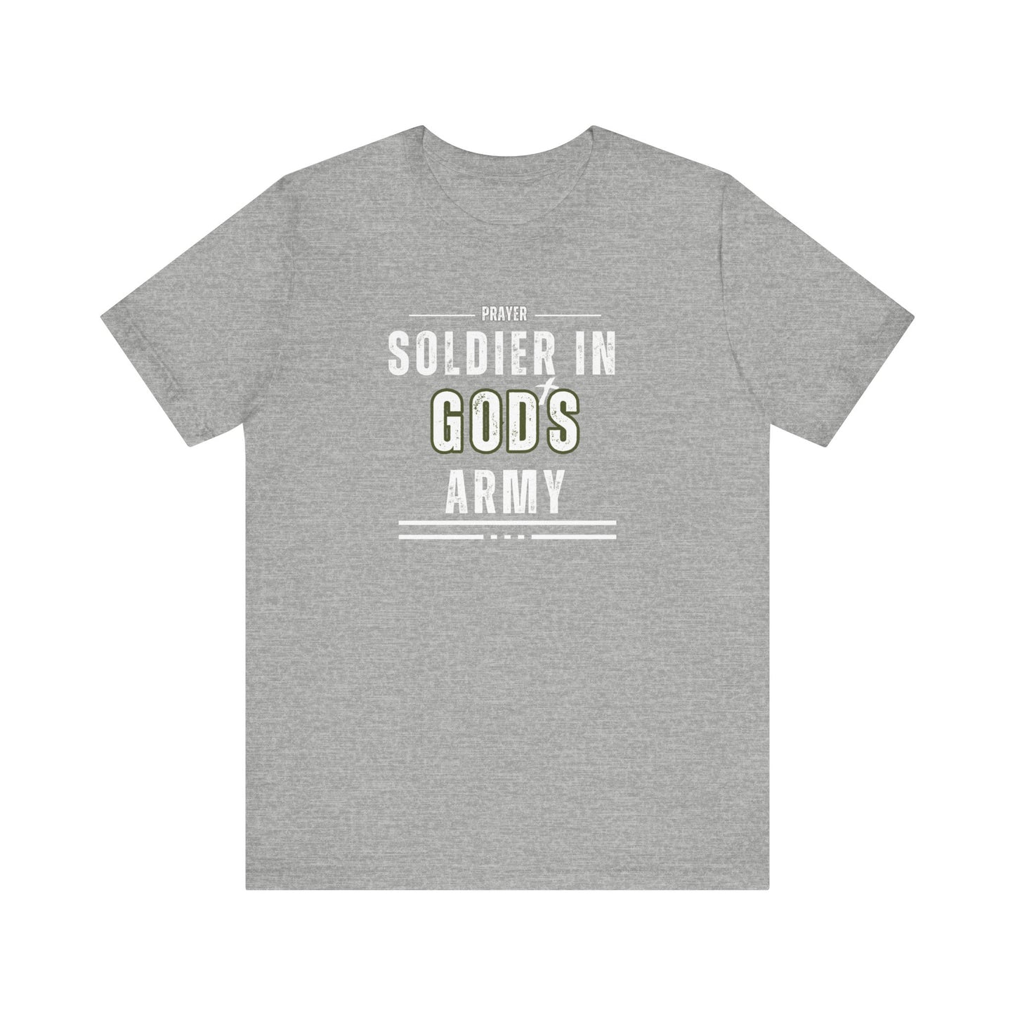 Prayer Soldier In God's Army - Unisex Jersey Short Sleeve Tee