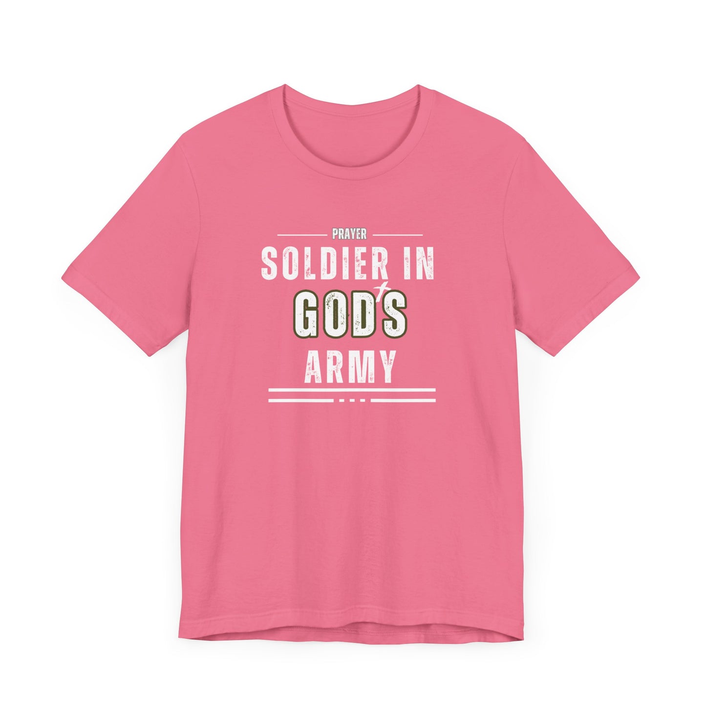 Prayer Soldier In God's Army - Unisex Jersey Short Sleeve Tee