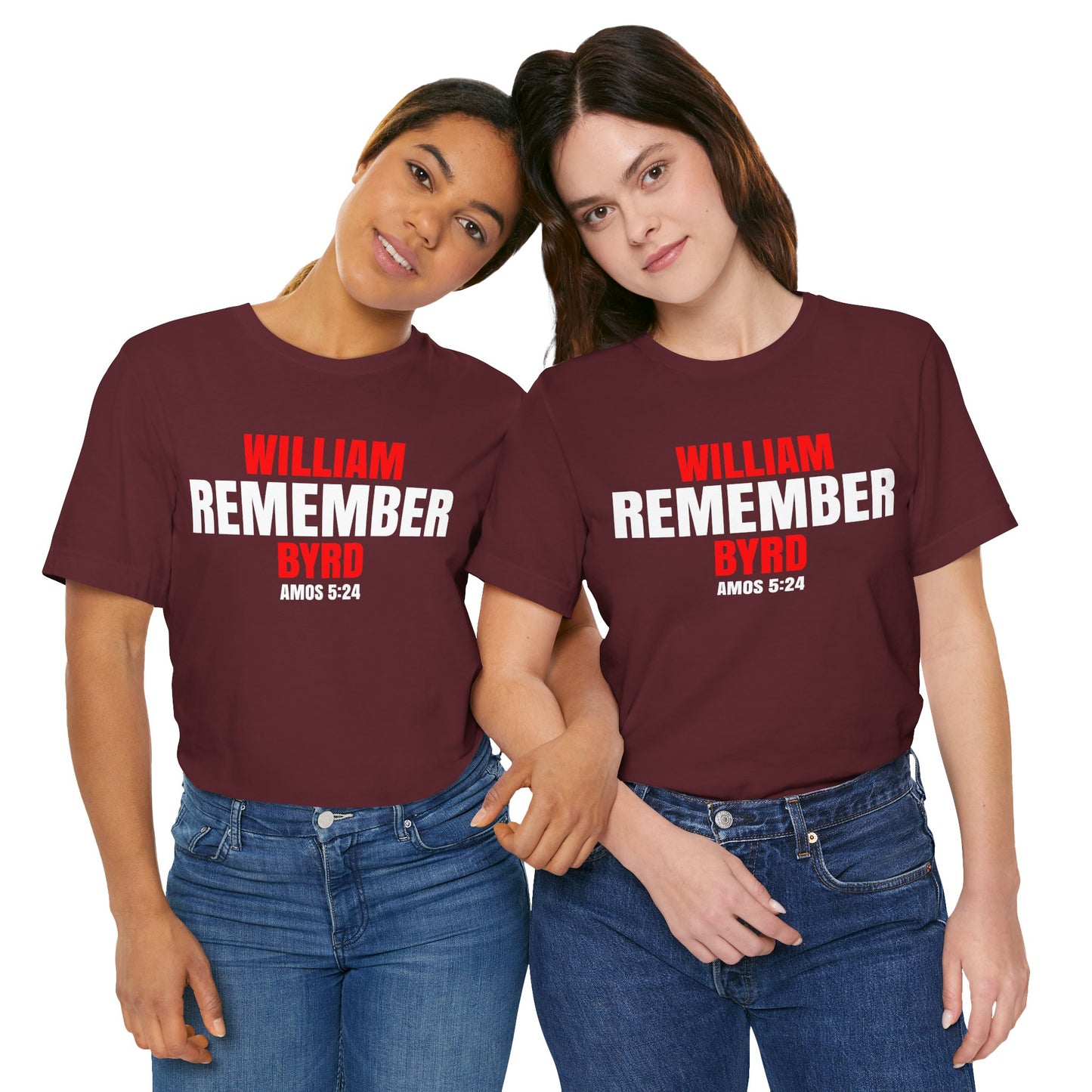 The Remember Series-William Byrd-Unisex Jersey Short Sleeve Tee