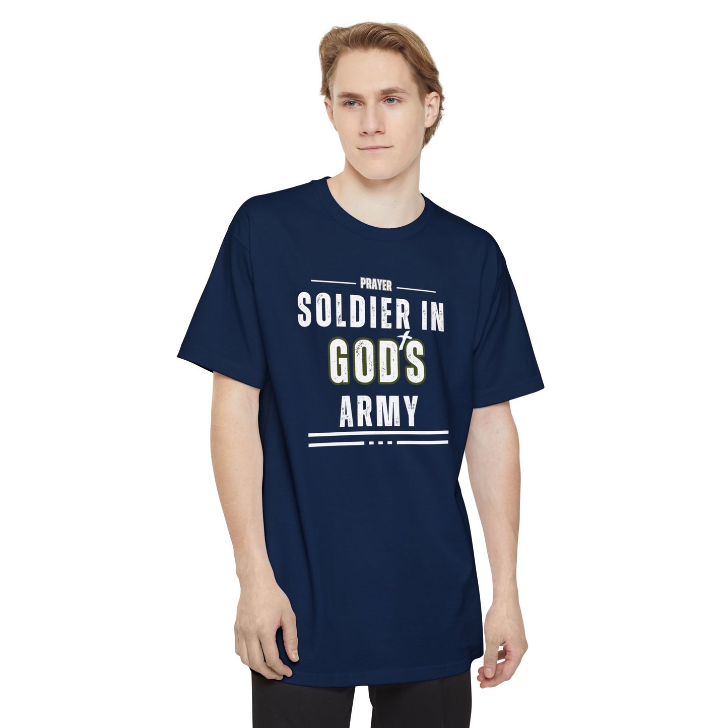 Prayer Soldier In God's Army - Unisex Tall Sized T-Shirt